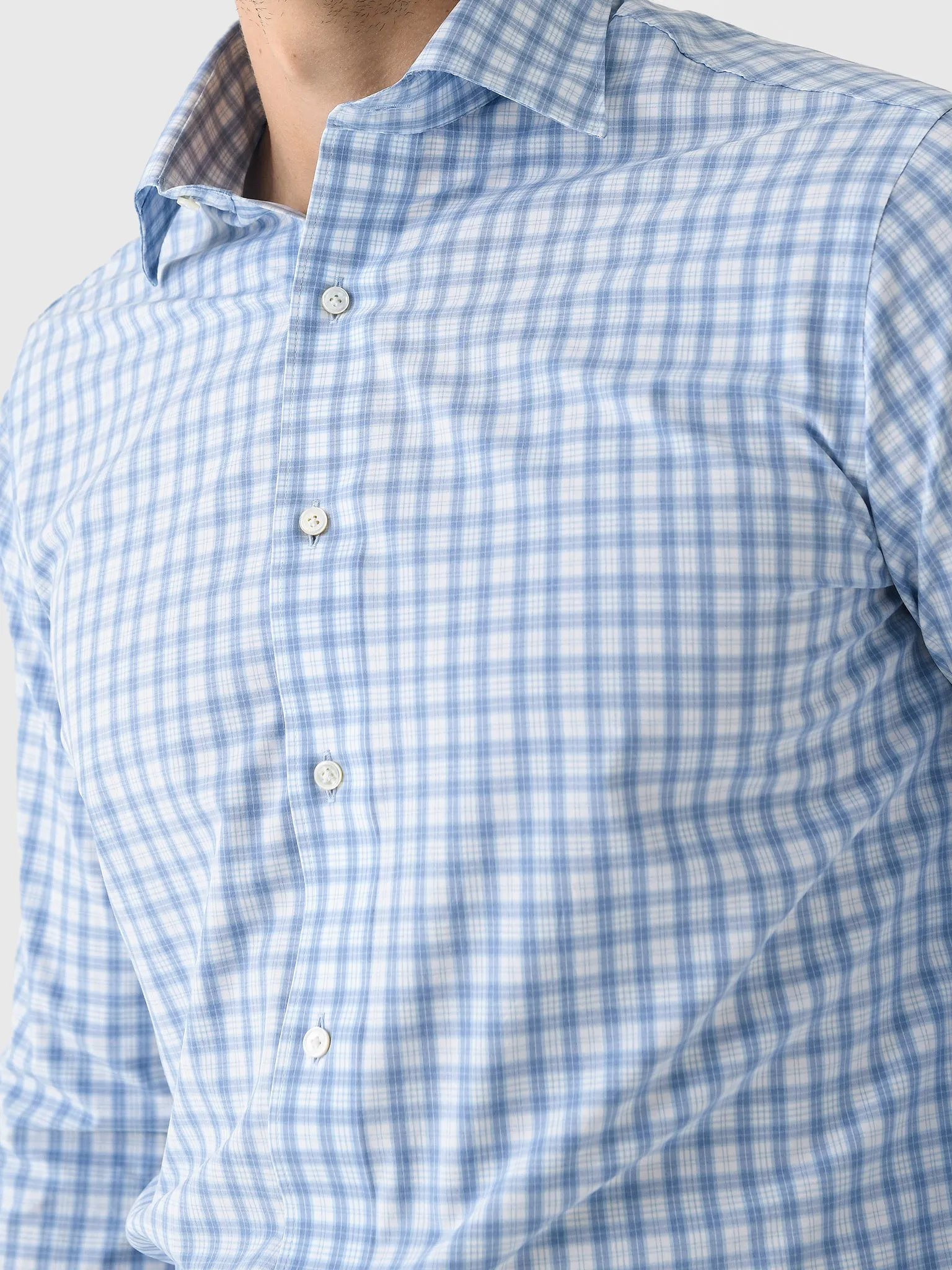 Peter Millar Crown Crafted Men's Coltrane Performance Poplin Sport Shirt sold by Saint Bernard product image thumbnail 5