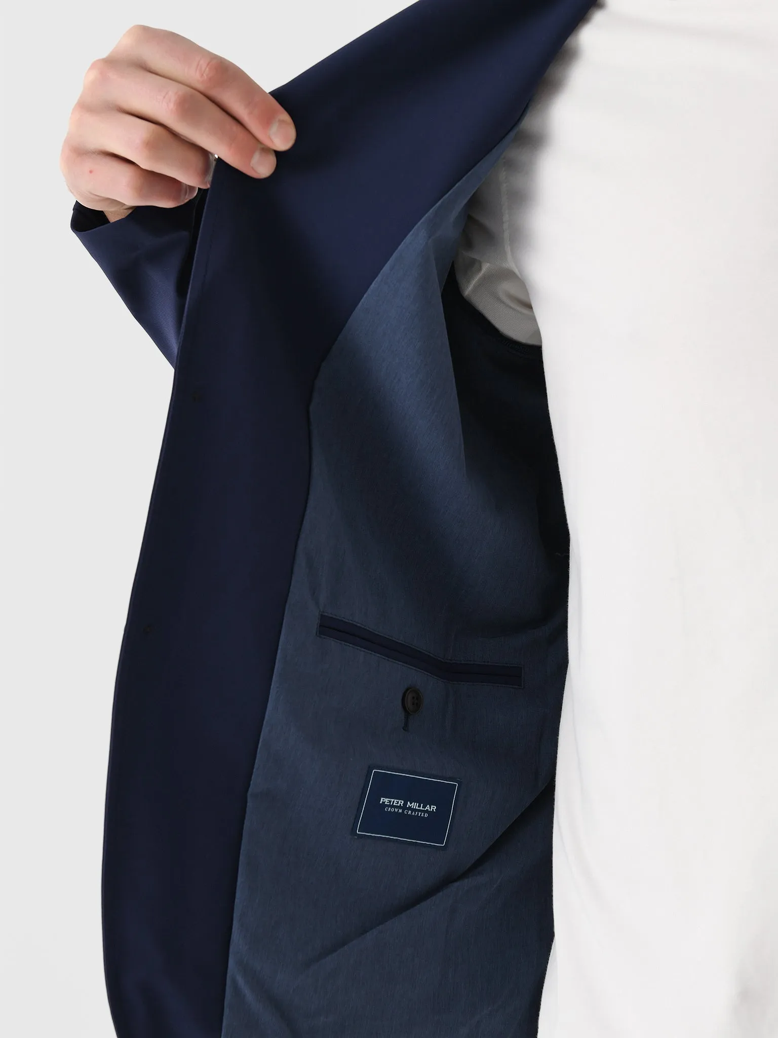 Peter Millar Crown Crafted Men's Bingham Performance Blazer sold by Saint Bernard product image thumbnail 5