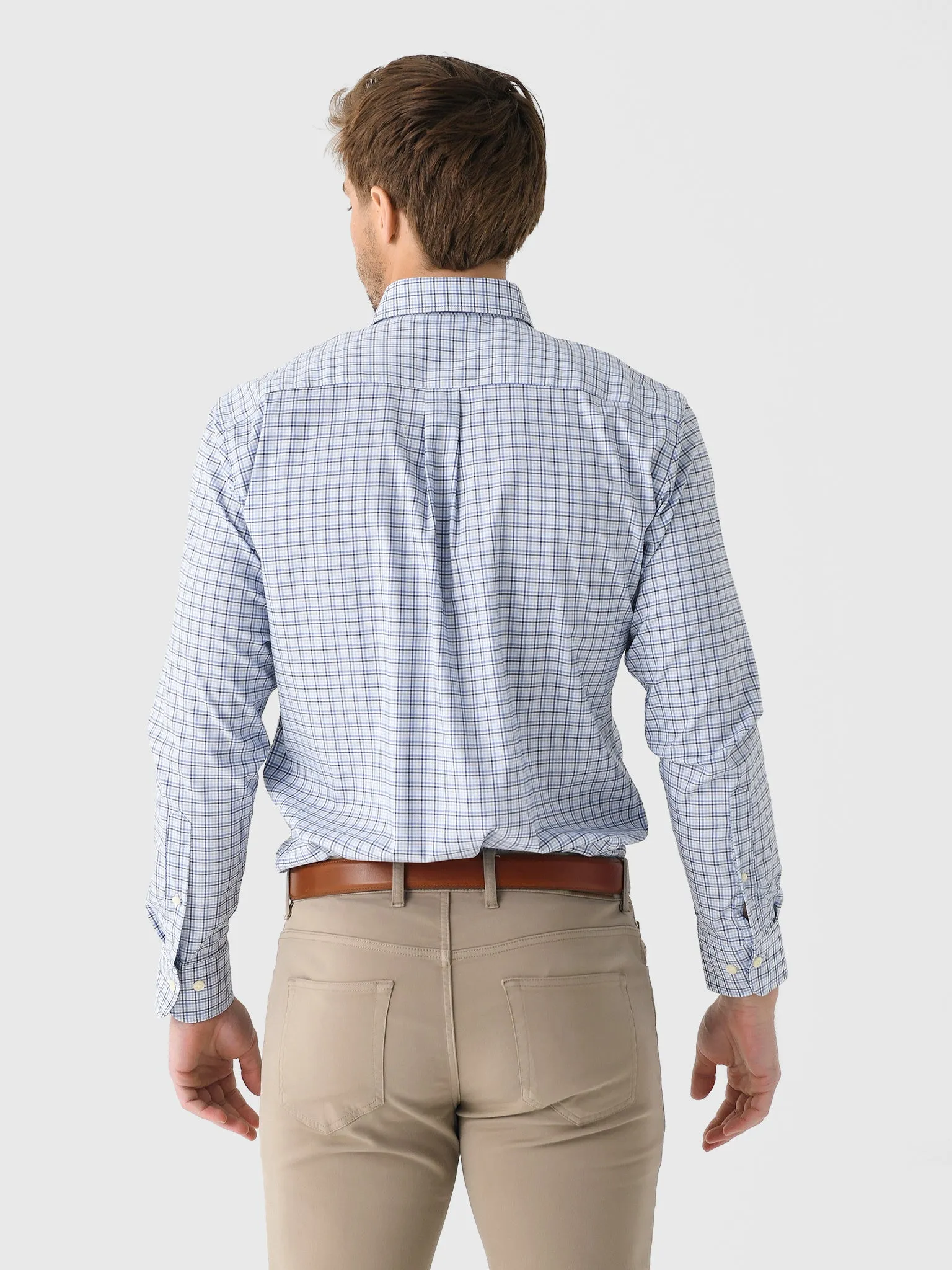 Peter Millar Crown Men's Albert Crown Lite Cotton-Stretch Sport Shirt sold by Saint Bernard product image thumbnail 4