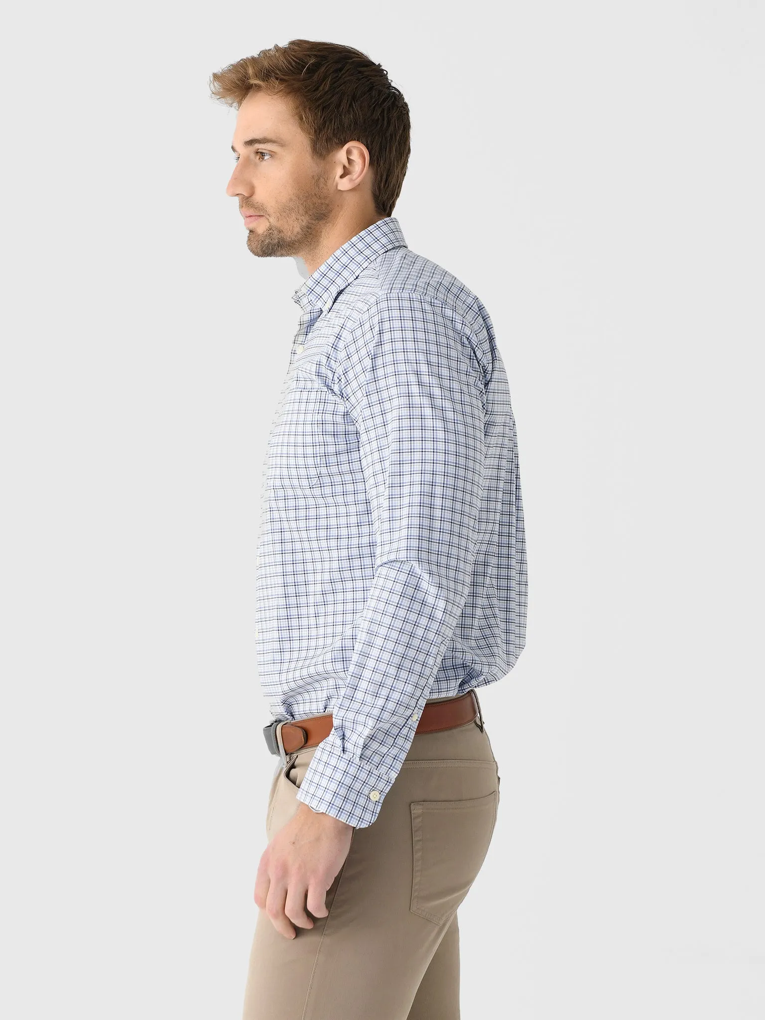 Peter Millar Crown Men's Albert Crown Lite Cotton-Stretch Sport Shirt sold by Saint Bernard product image thumbnail 3