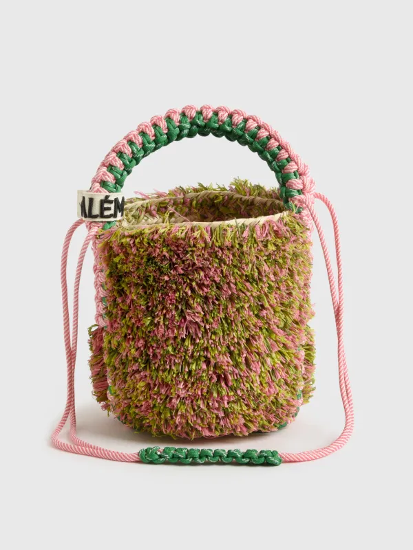 Alemais Monte Fringe Macrame Basket sold by Saint Bernard