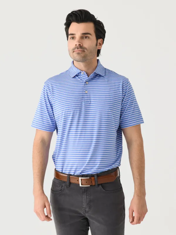 Peter Millar Crown Sport Men's Dunnes Performance Jersey Polo sold by Saint Bernard