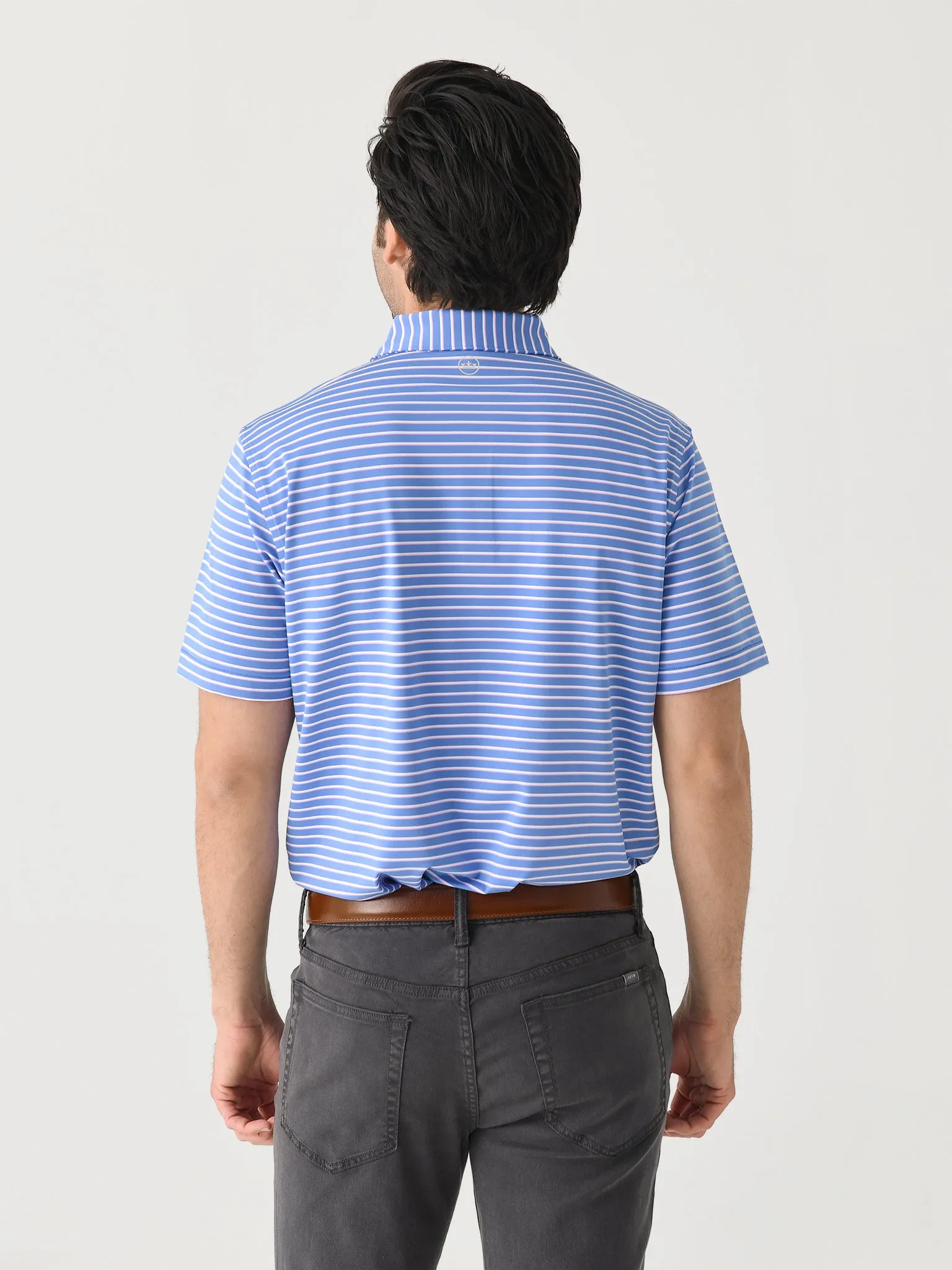 Peter Millar Crown Sport Men's Dunnes Performance Jersey Polo sold by Saint Bernard product image thumbnail 4