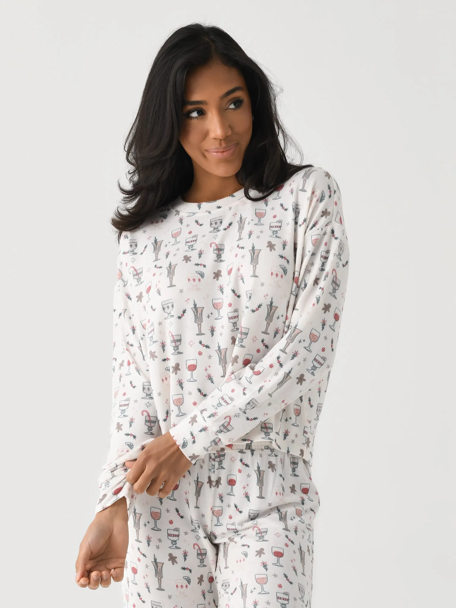 Z Supply Women's Holiday Spirits Long Sleeve Top sold by Saint Bernard