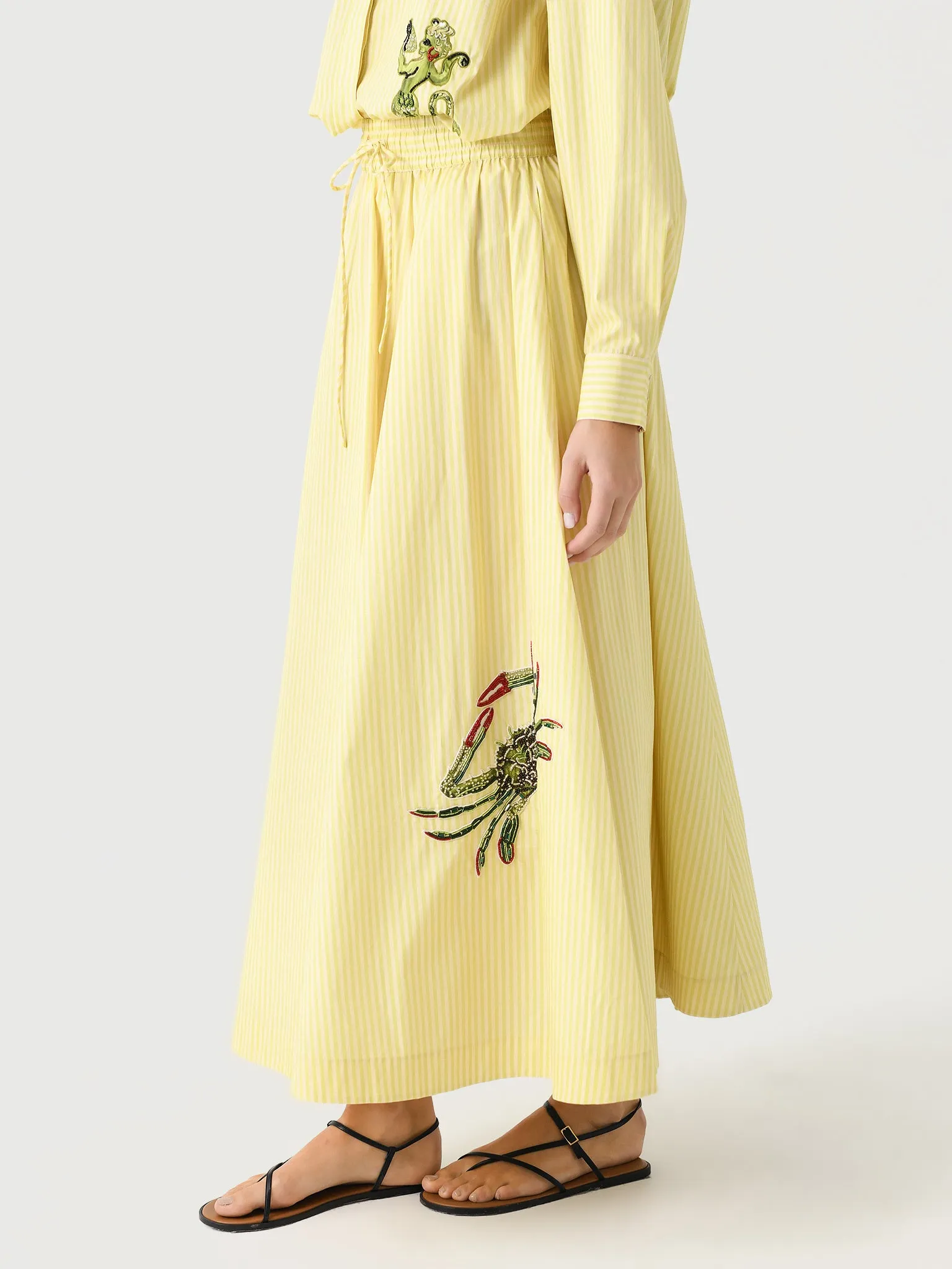 Alemais Women's Seb Embellished Skirt sold by Saint Bernard product image thumbnail 3