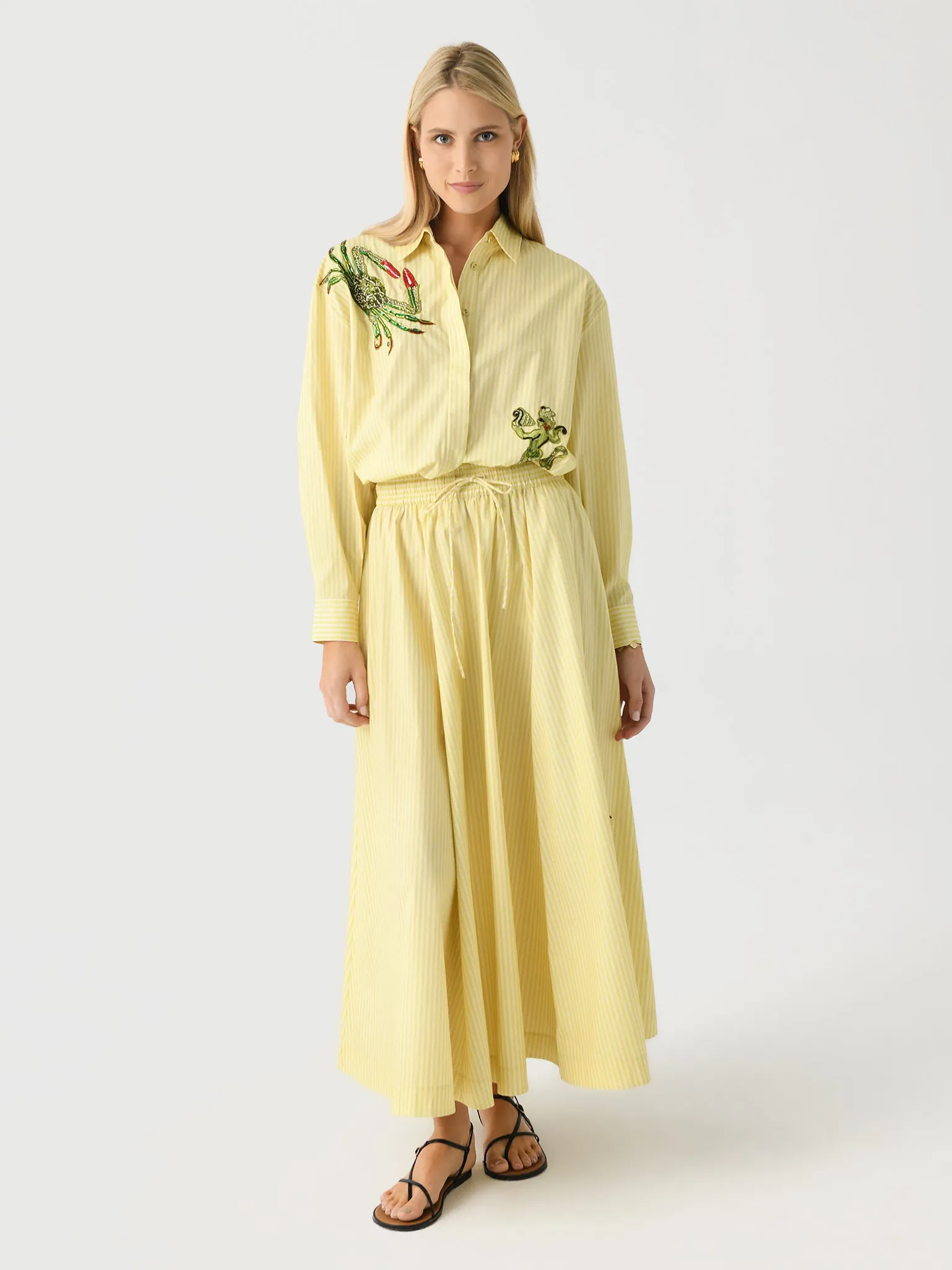 Alemais Women's Seb Embellished Shirt sold by Saint Bernard product image thumbnail 3