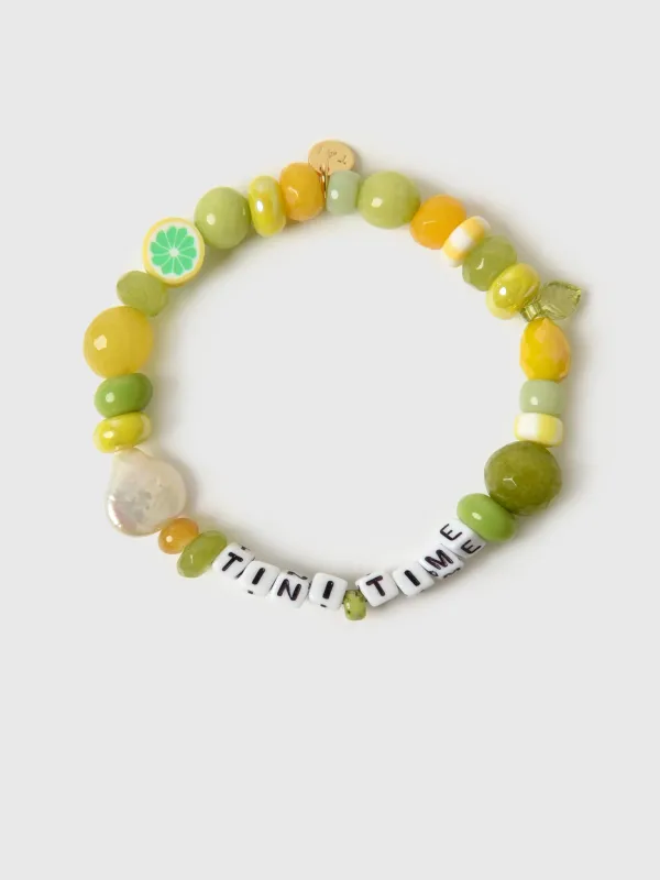 TAI Handmade Beaded Mixed Media Bracelet made by Tai