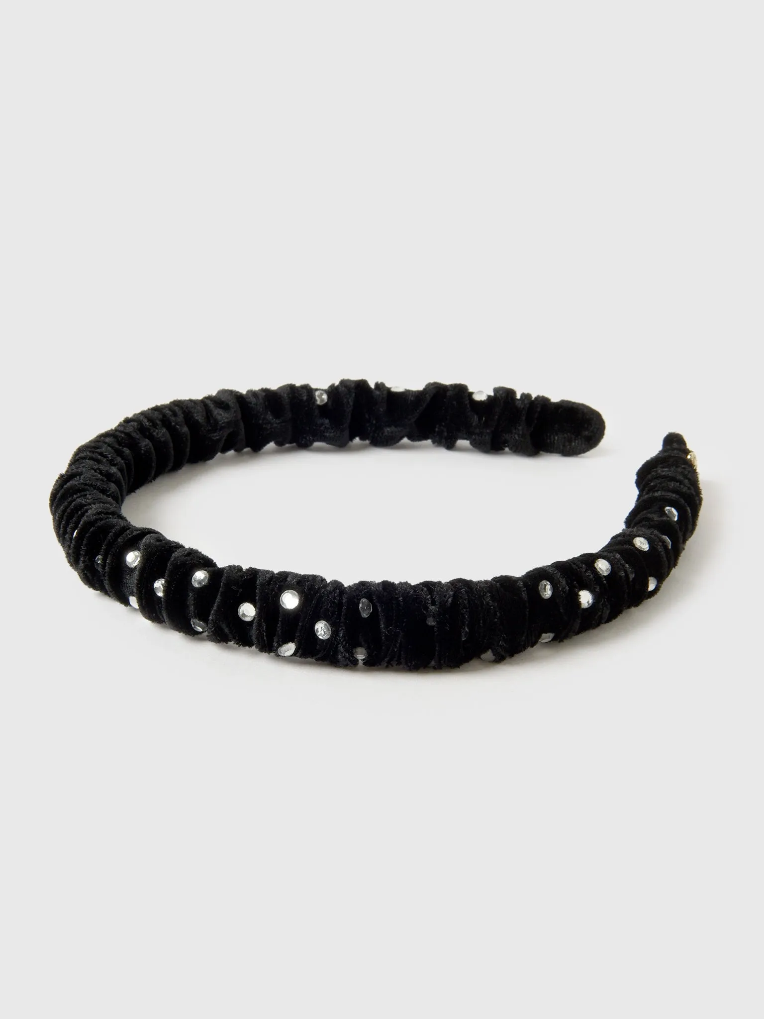 Lele Sadoughi Jessie Crystal Embellished Headband sold by Saint Bernard