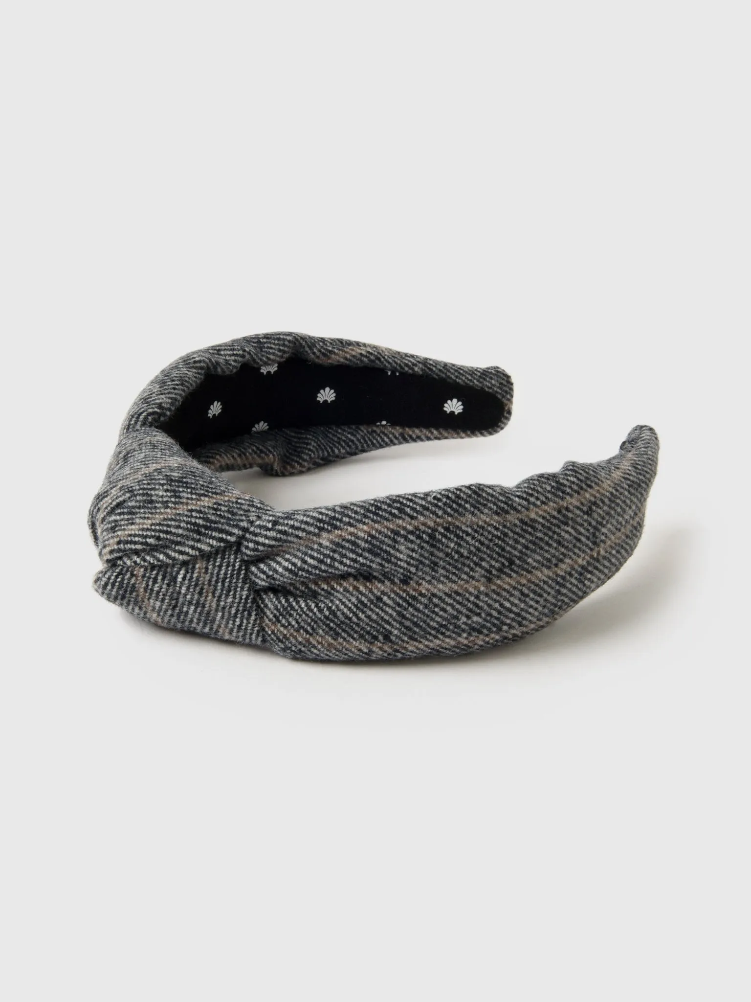 Lele Sadoughi Tweed Knotted Headband sold by Saint Bernard