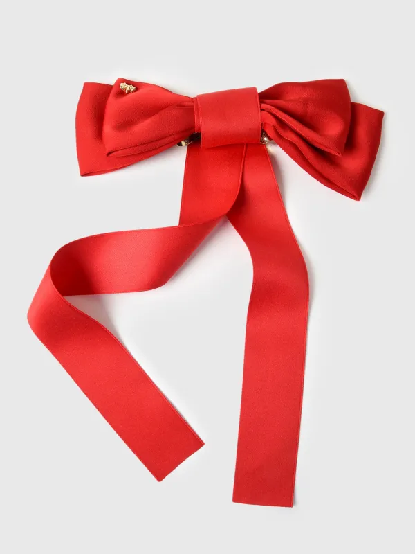 Lele Sadoughi Jane Bow Barrette sold by Saint Bernard