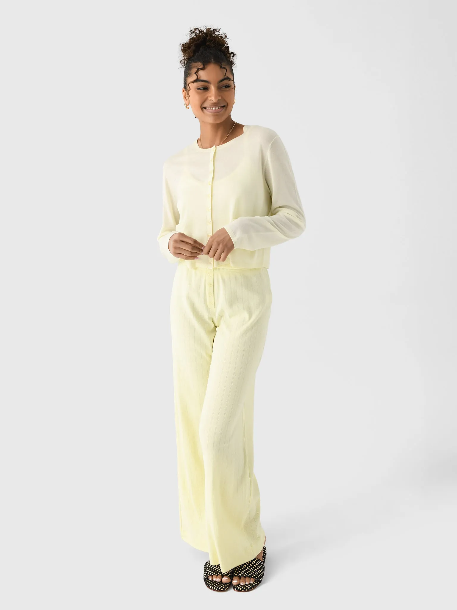 Leset Women's James Crew Cardigan sold by Saint Bernard product image thumbnail 3