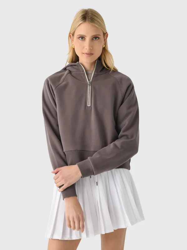 Vuori Women's Restore Half-Zip Hoodie made by Vuori