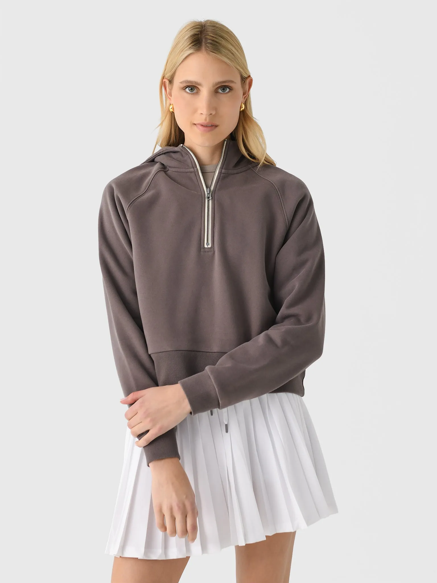 Vuori Women's Restore Half-Zip Hoodie sold by Saint Bernard