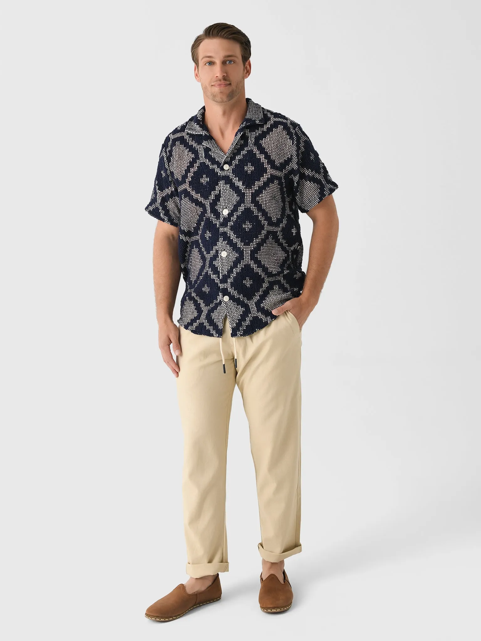 OAS Men's Linen Long Pant sold by Saint Bernard product image thumbnail 2