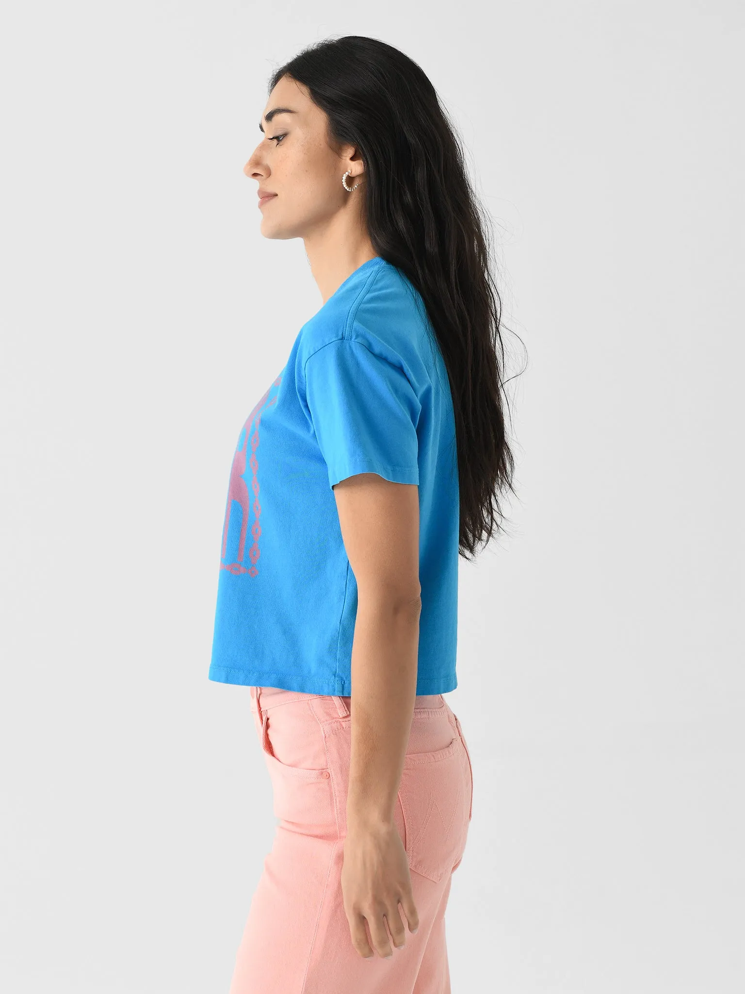 Mother Women's The Grab Back Crop Tee sold by Saint Bernard product image thumbnail 3
