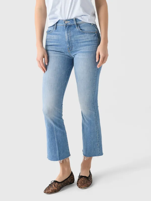Mother Women's The Hustler Ankle Fray Jean sold by Saint Bernard