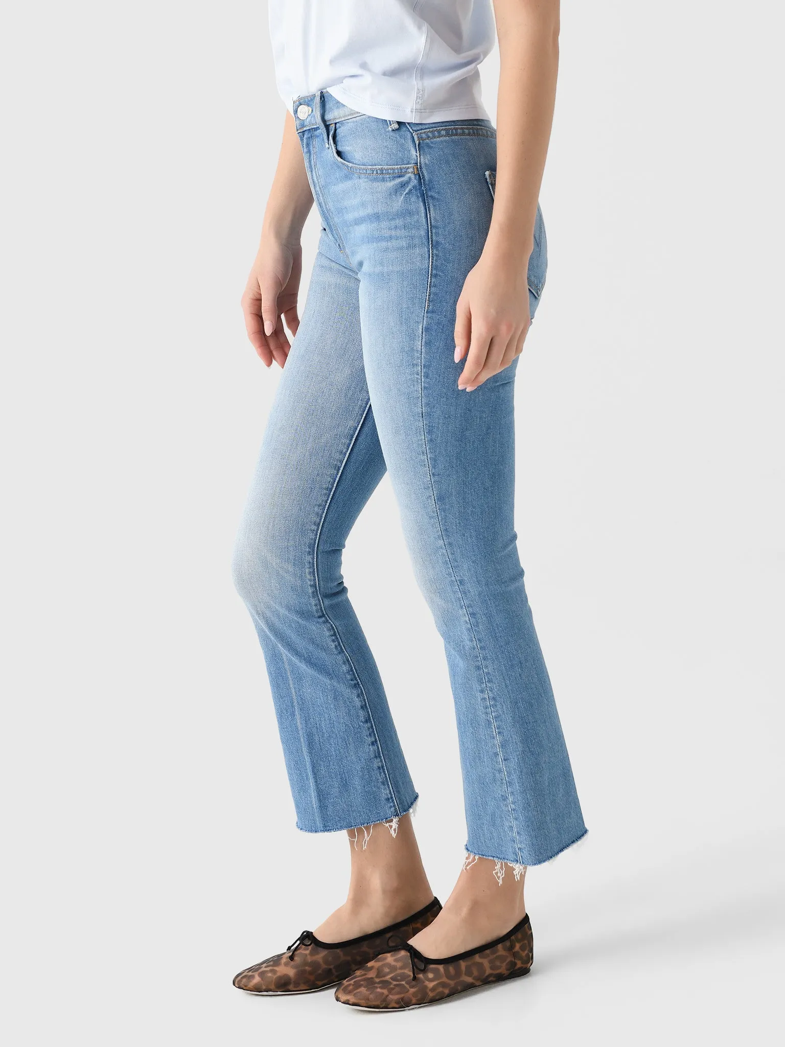 Mother Women's The Hustler Ankle Fray Jean sold by Saint Bernard product image thumbnail 3