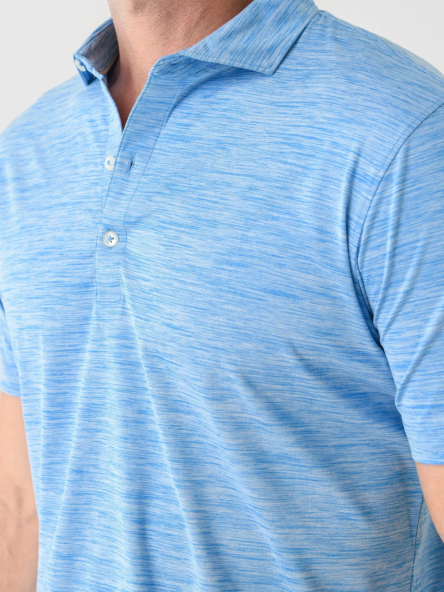 Johnnie-O Men's Huron Solid Featherweight Performance Polo sold by Saint Bernard product image thumbnail 5