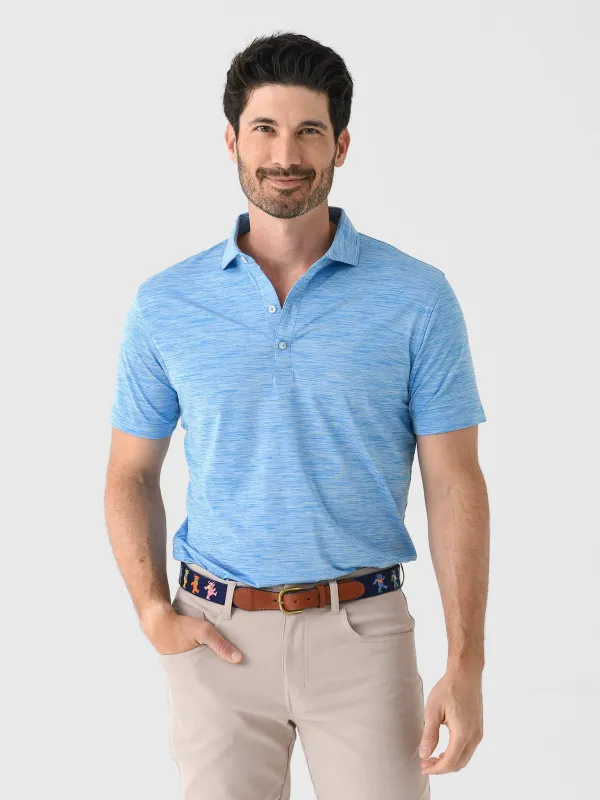 Johnnie-O Men's Huron Solid Featherweight Performance Polo made by Saint Bernard