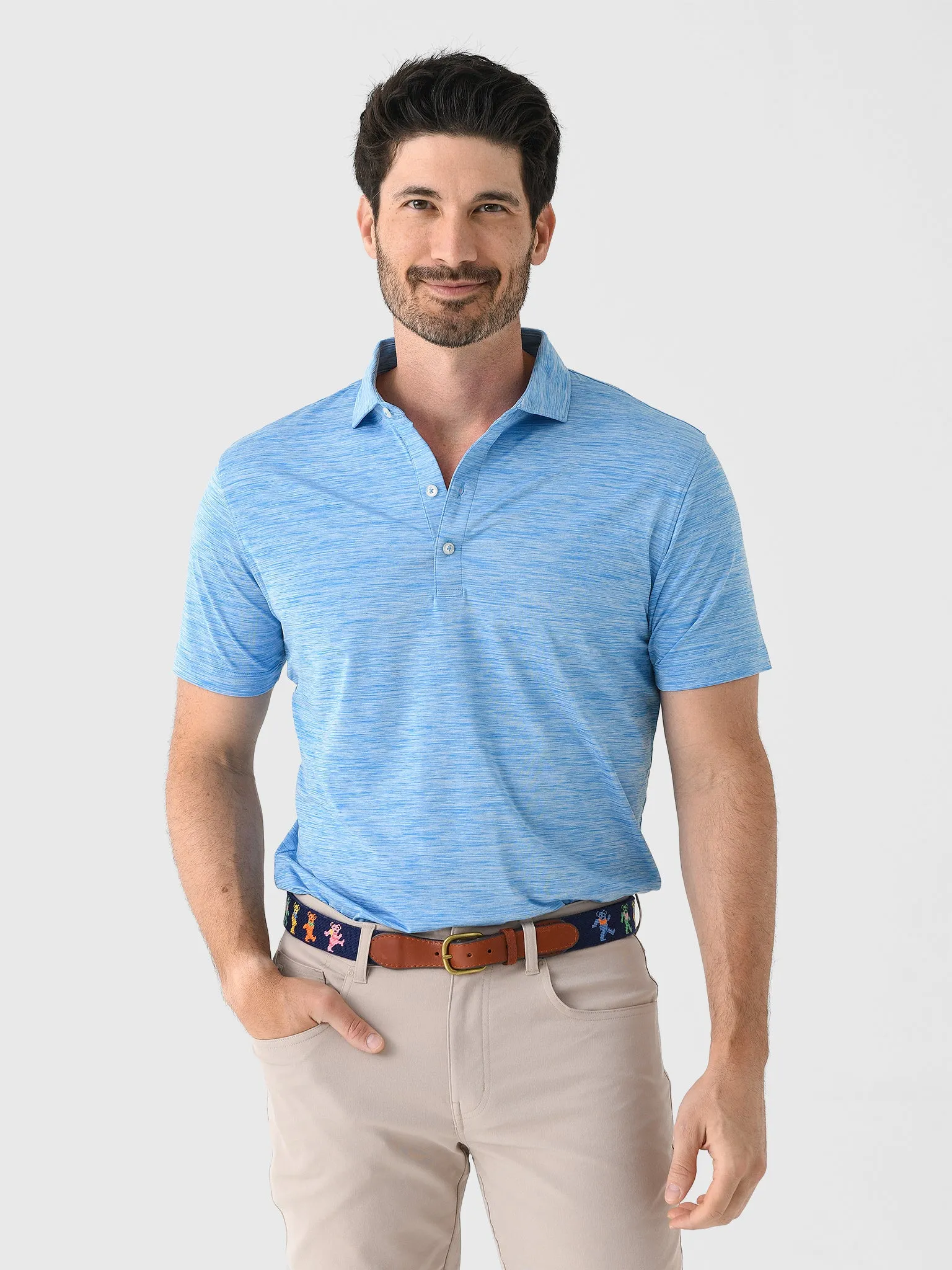 Johnnie-O Men's Huron Solid Featherweight Performance Polo sold by Saint Bernard