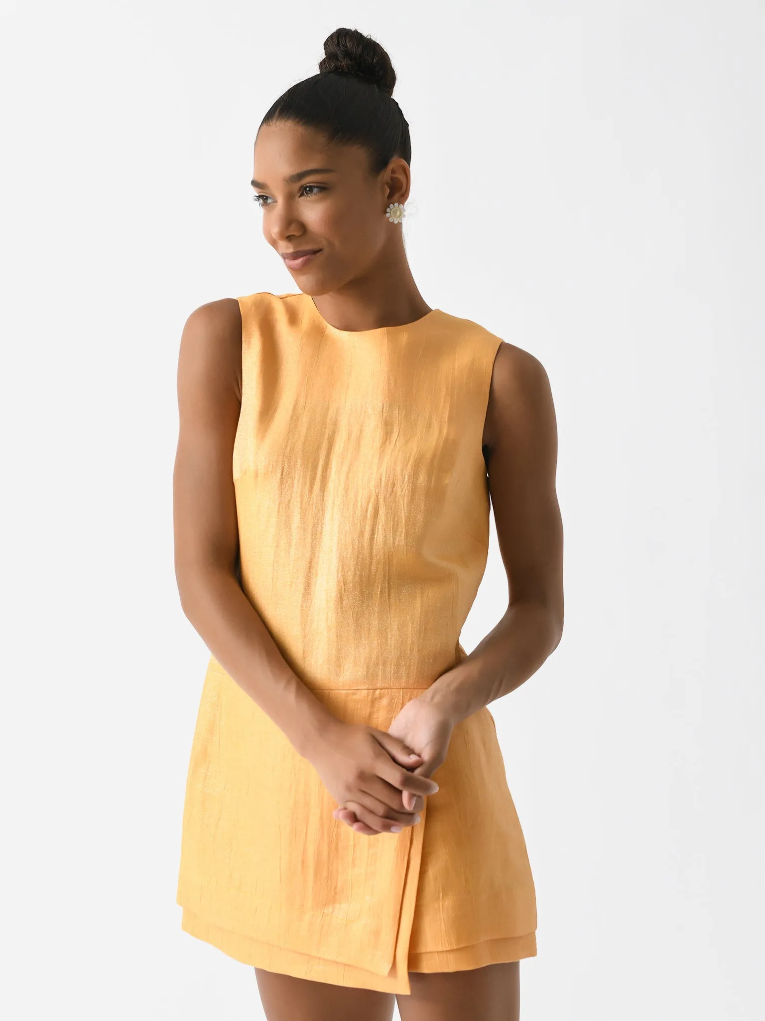 Matthew Bruch Women's Layered Wrap Shift Dress sold by Saint Bernard product image thumbnail 3