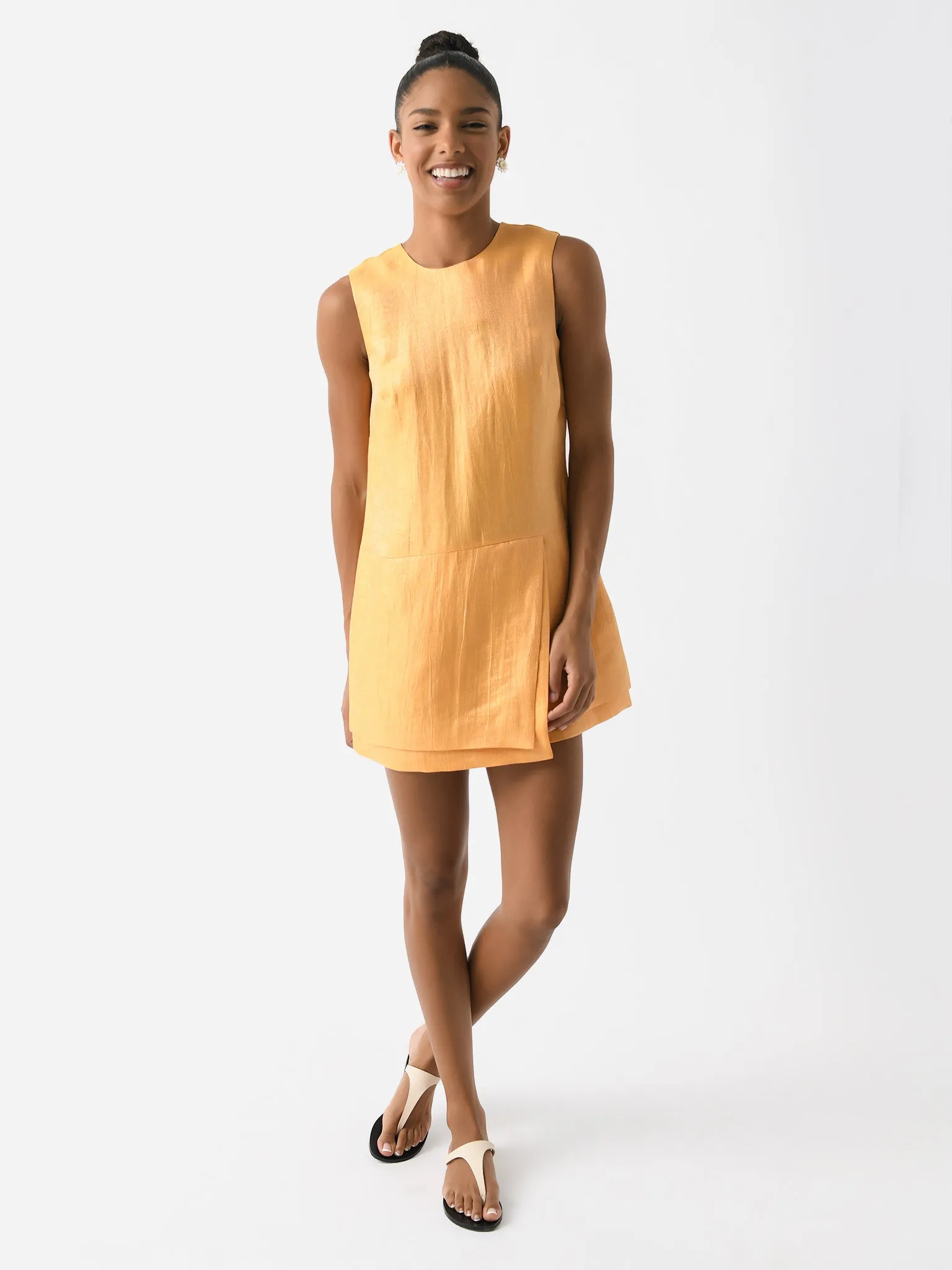 Matthew Bruch Women's Layered Wrap Shift Dress sold by Saint Bernard product image thumbnail 2