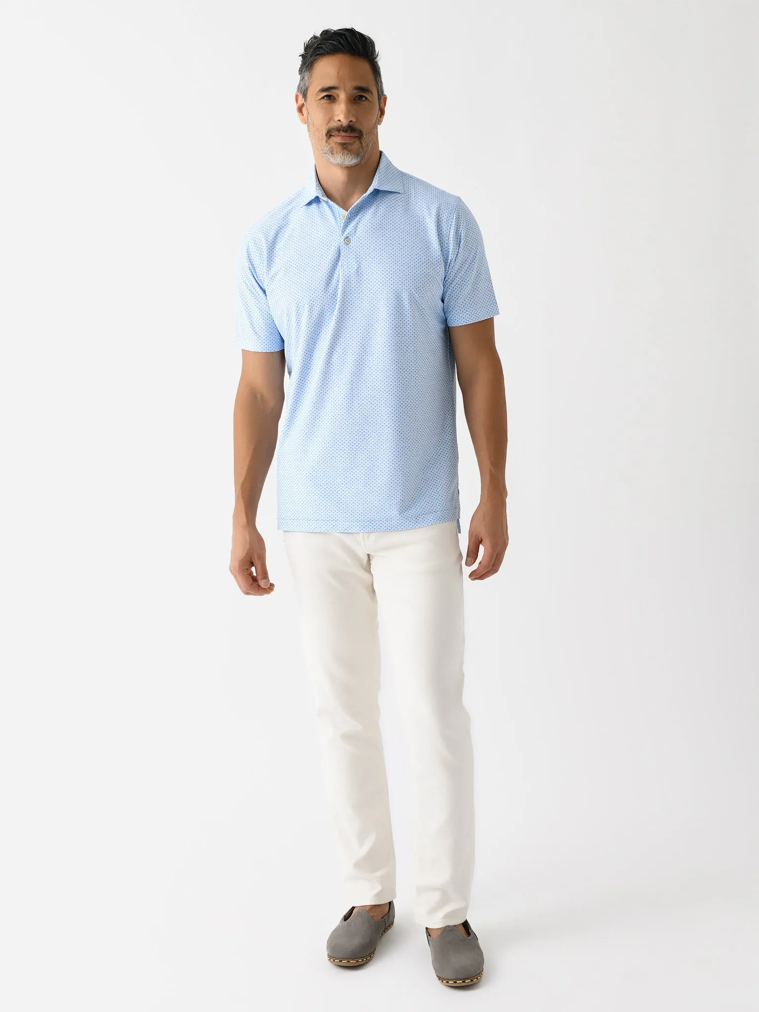 Peter Millar Crown Sport Men's Grill And Chill Performance Mesh Polo sold by Saint Bernard product image thumbnail 2