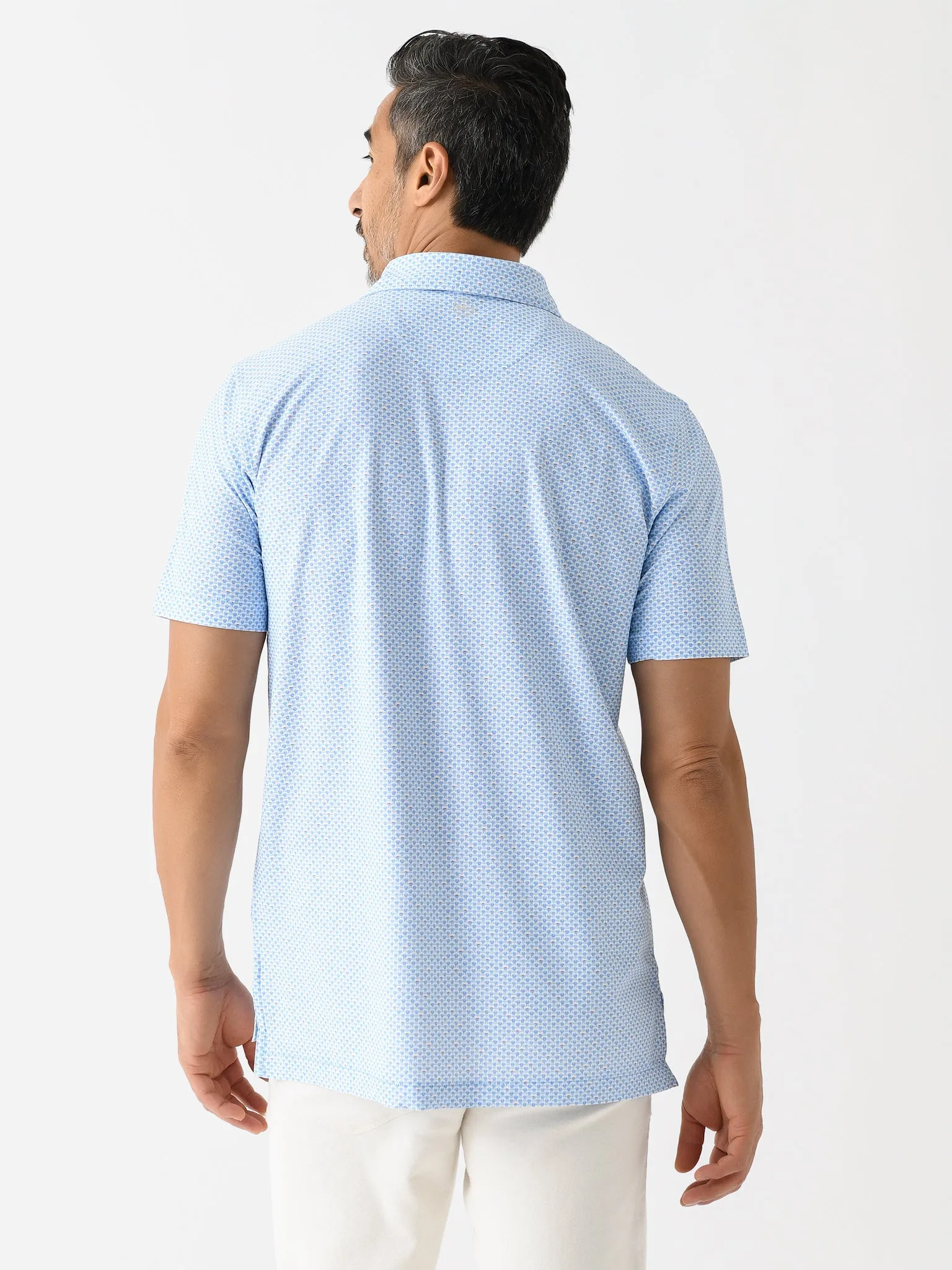 Peter Millar Crown Sport Men's Grill And Chill Performance Mesh Polo sold by Saint Bernard product image thumbnail 4