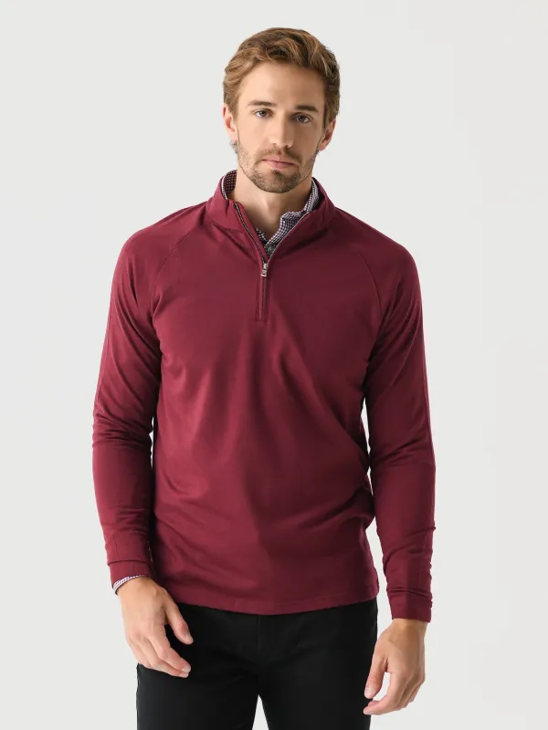 Peter Millar Crown Crafted Men's Excursionist Flex Performance Pullover sold by Saint Bernard