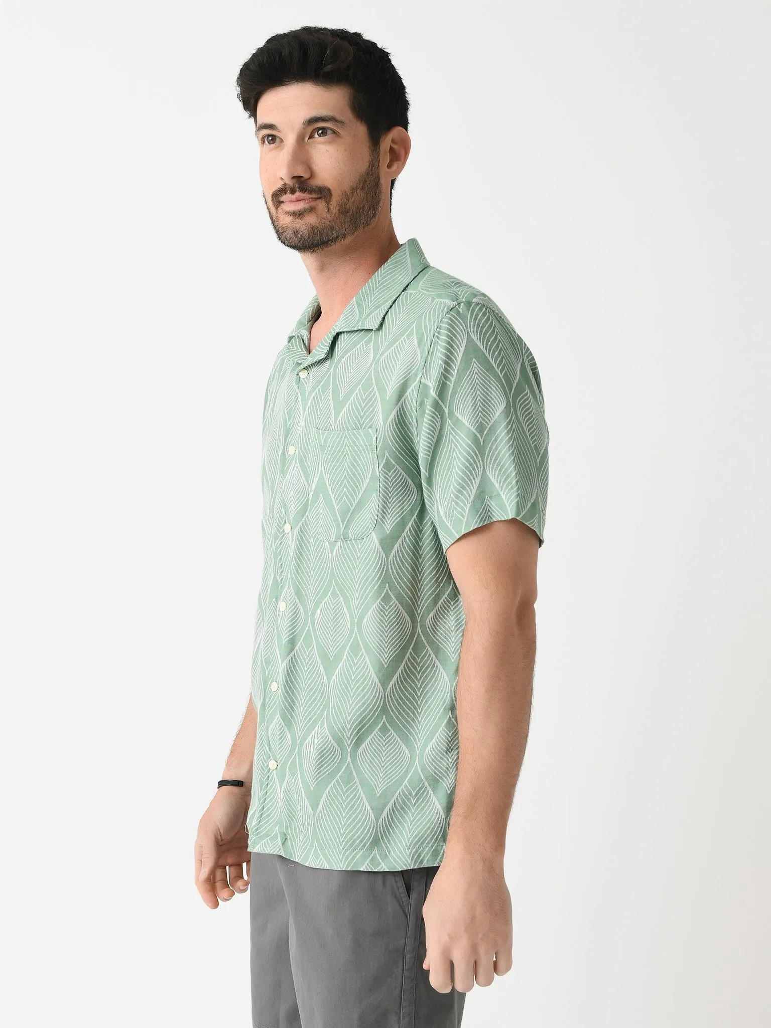 Far Afield Men's Stachio Short Sleeve Shirt sold by Saint Bernard product image thumbnail 3