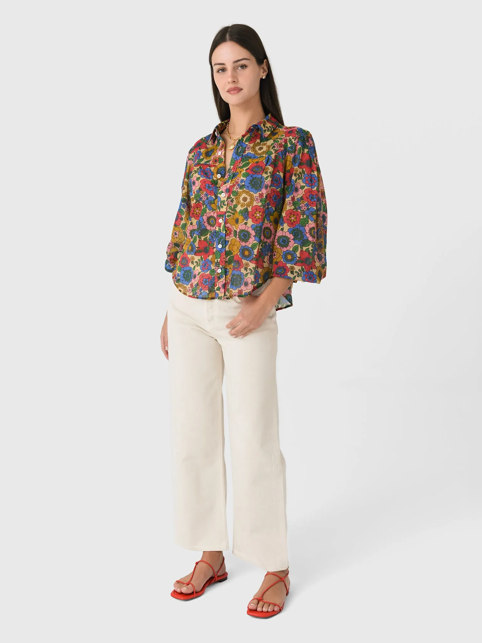 Mother Women's The Rhapsody Exes Shirt sold by Saint Bernard product image thumbnail 2