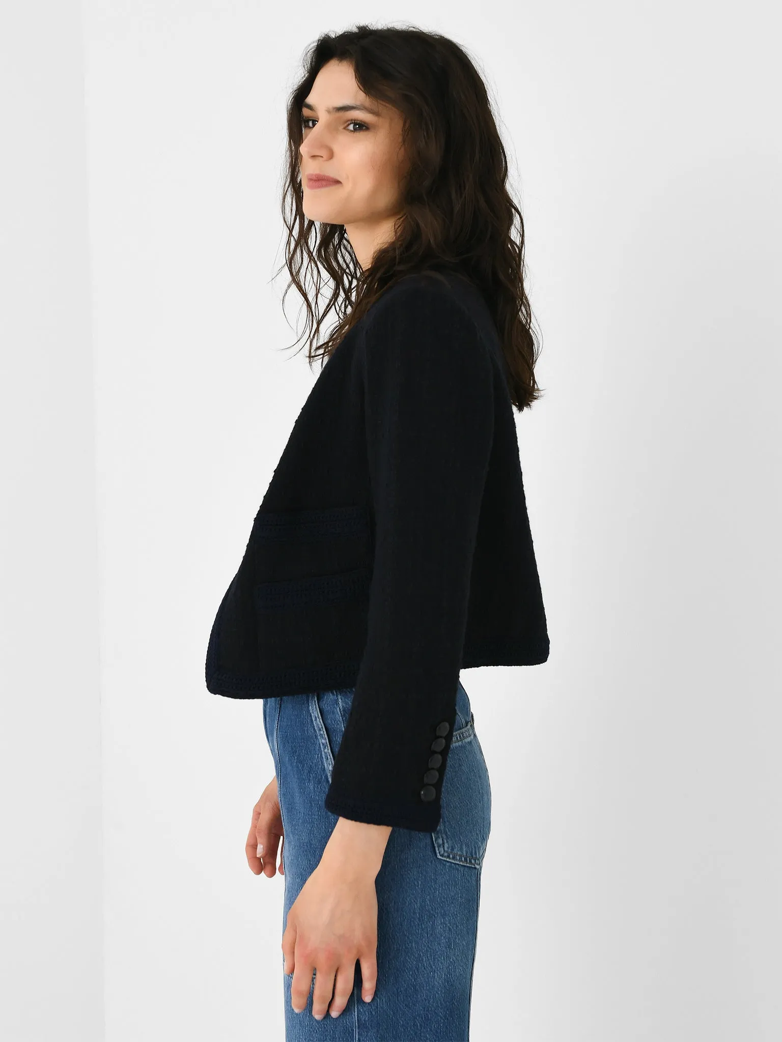 ALC Women's Ollie Cropped Tweed Jacket sold by Saint Bernard product image thumbnail 4