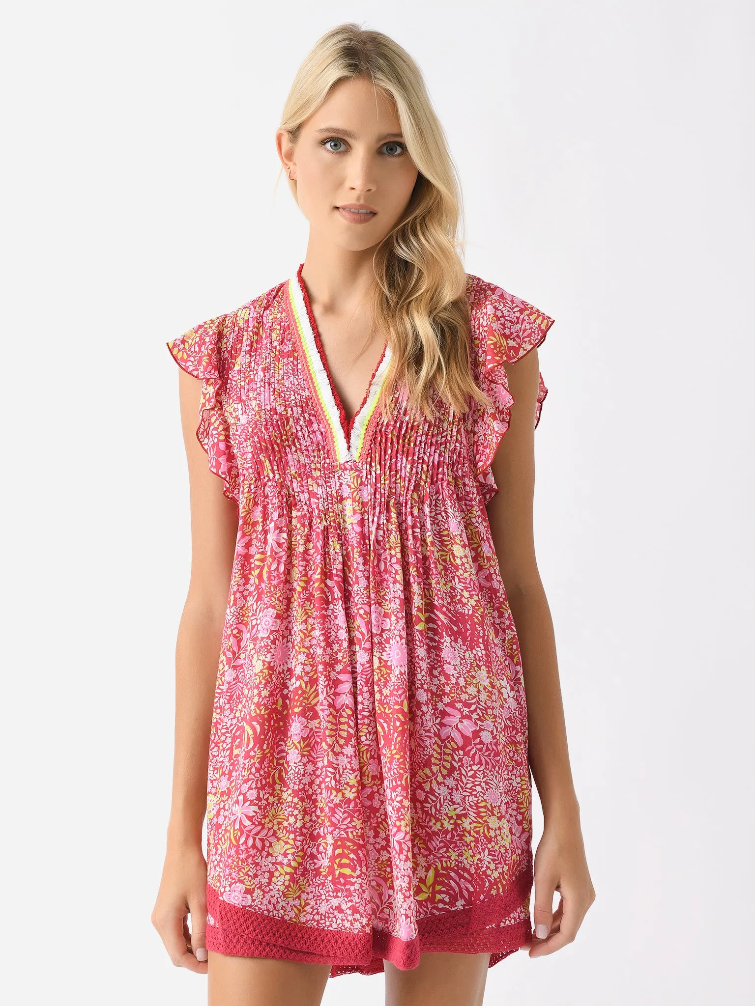 Poupette St Barth Women's Sasha Mini Dress sold by Saint Bernard