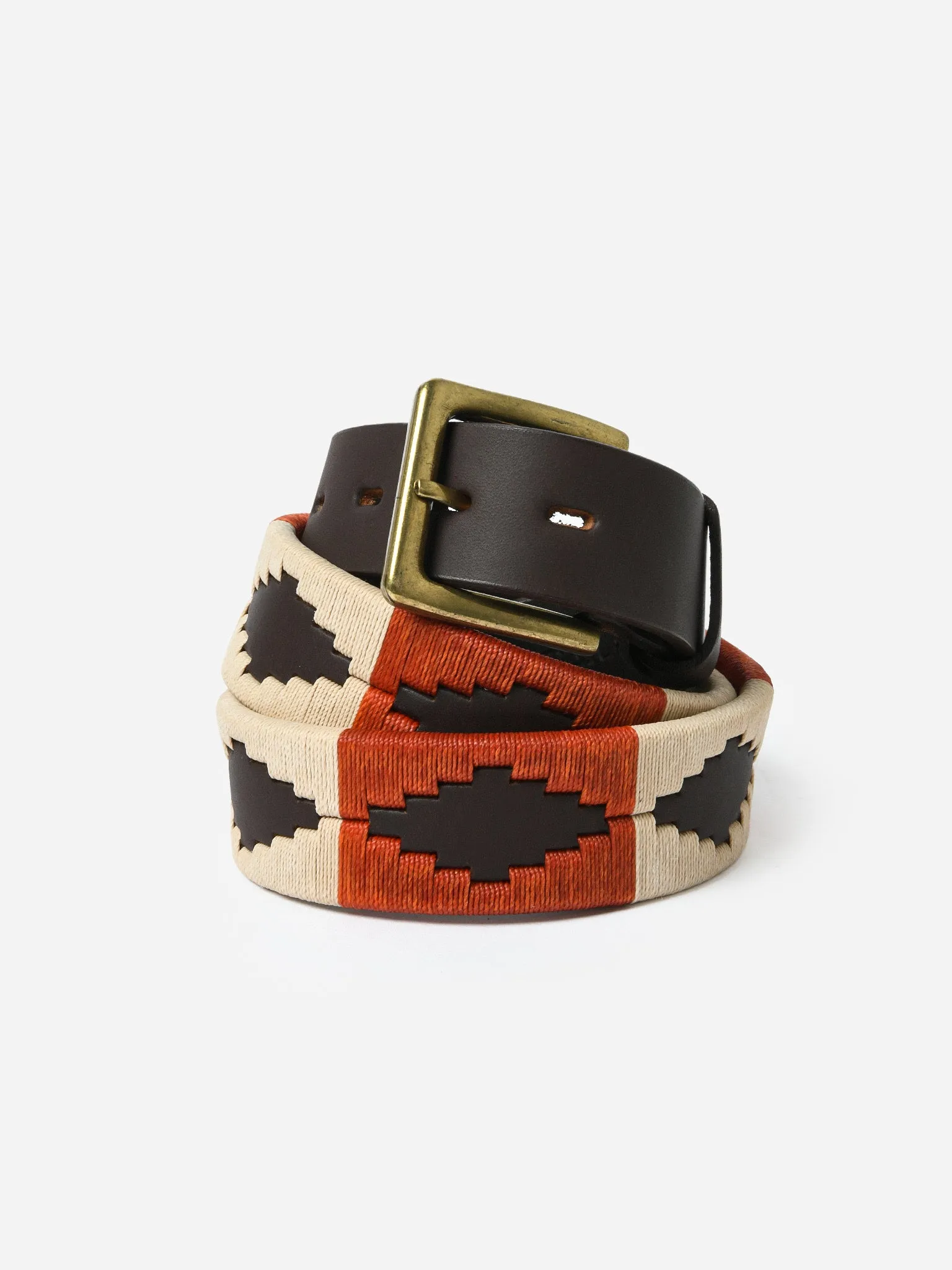 La Matera Men's Limited Edition: El Ranchero Polo Belt sold by Saint Bernard