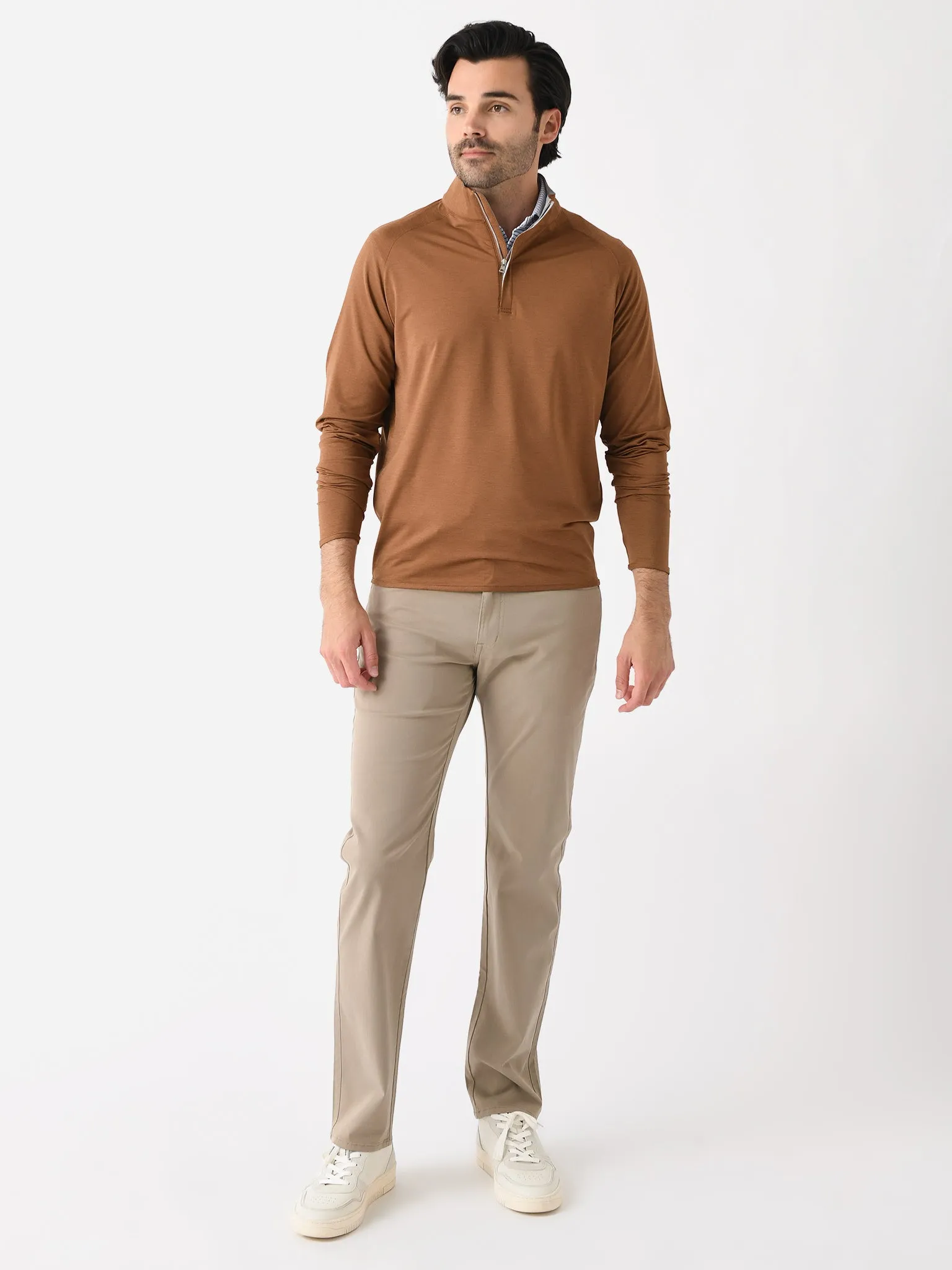 Peter Millar Crown Crafted Men's Stealth Performance Quarter-Zip sold by Saint Bernard product image thumbnail 2