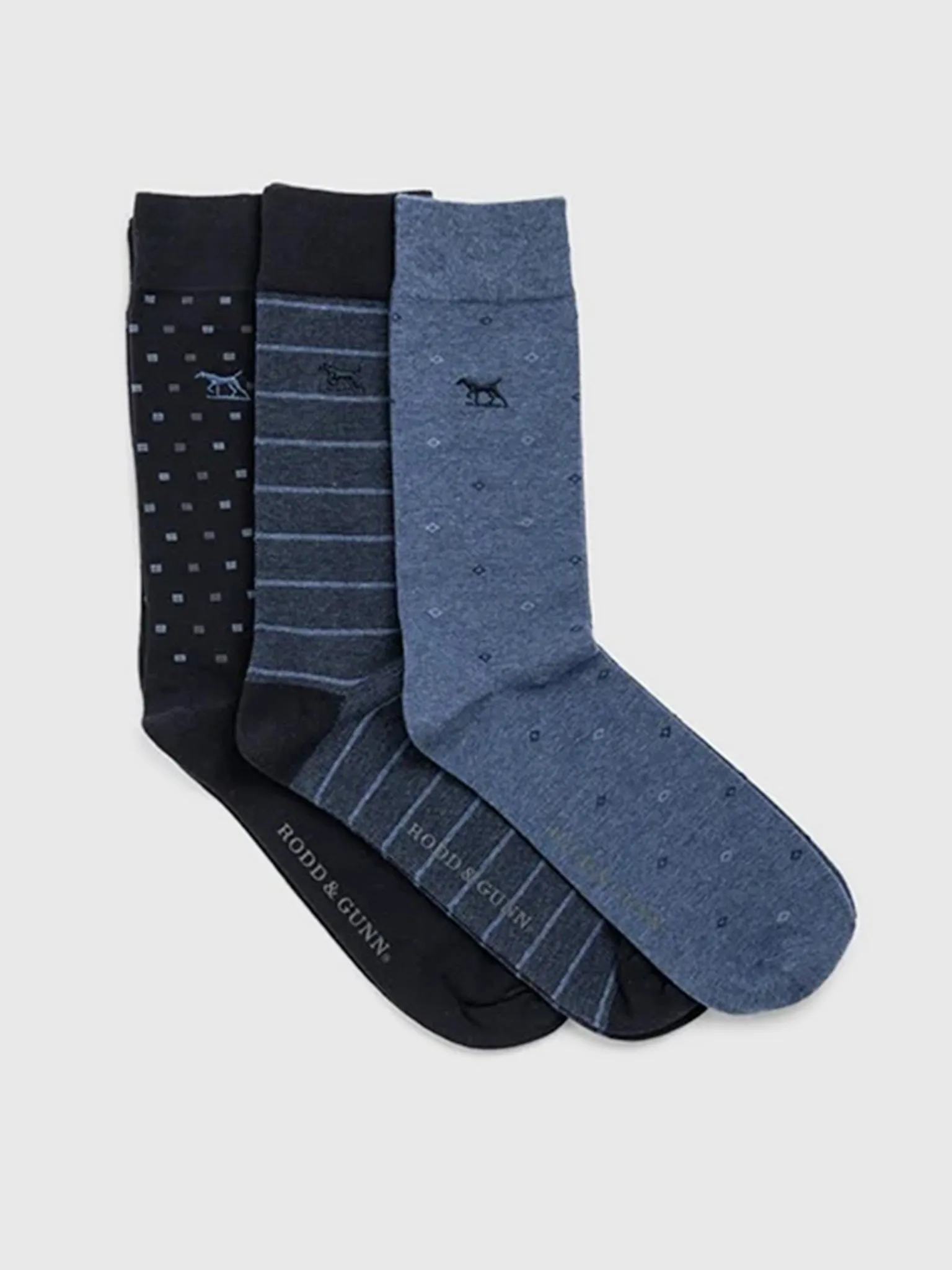Rodd And Gunn Men's Seacliff Multi 3-Pack Socks sold by Saint Bernard product image thumbnail 3
