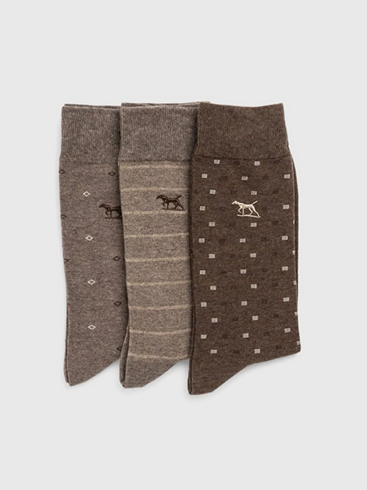 Rodd And Gunn Men's Seacliff Multi 3-Pack Socks sold by Saint Bernard product image thumbnail 2