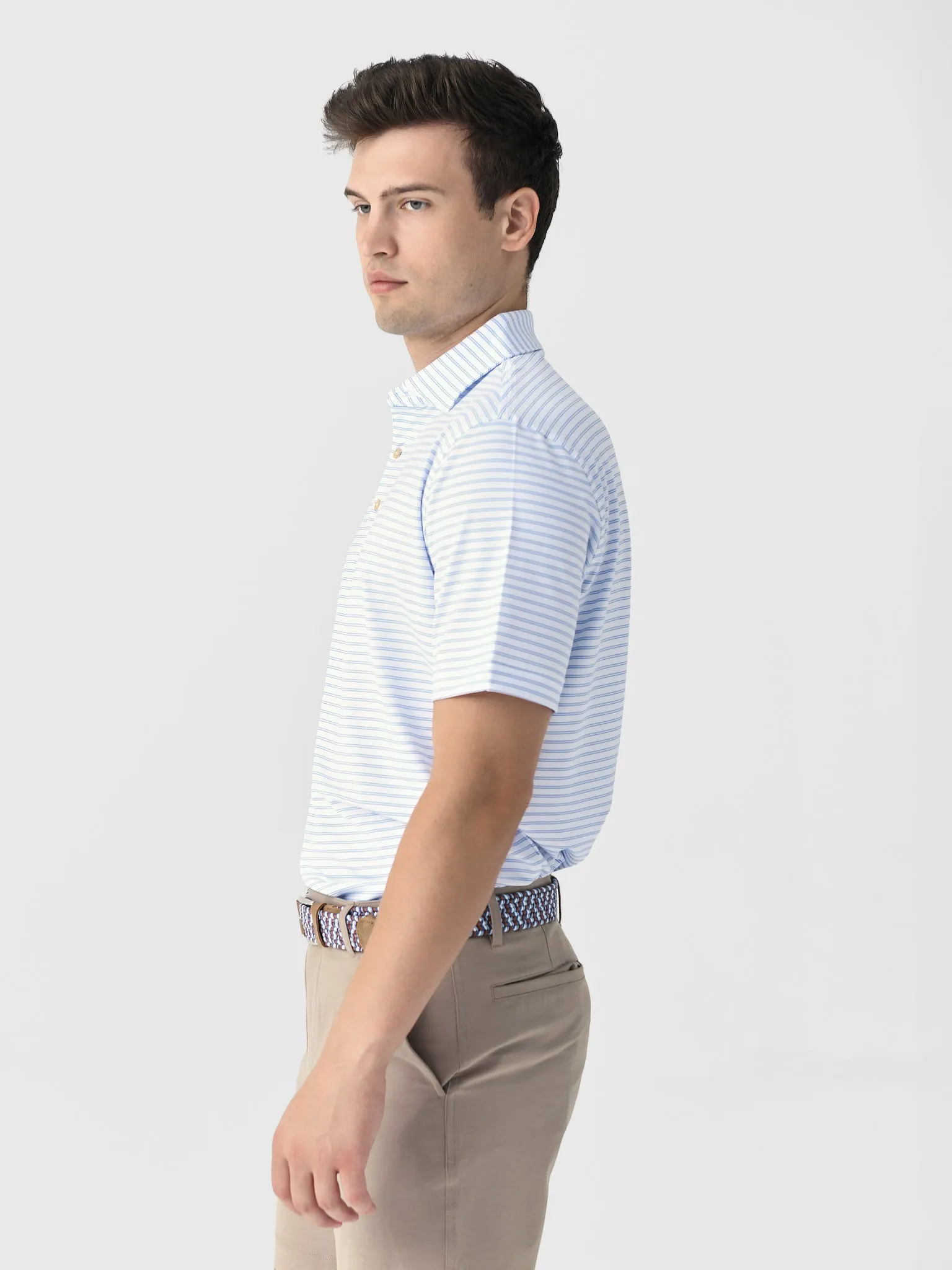 Peter Millar Crown Sport Men's Eden Performance Jersey Polo sold by Saint Bernard product image thumbnail 3