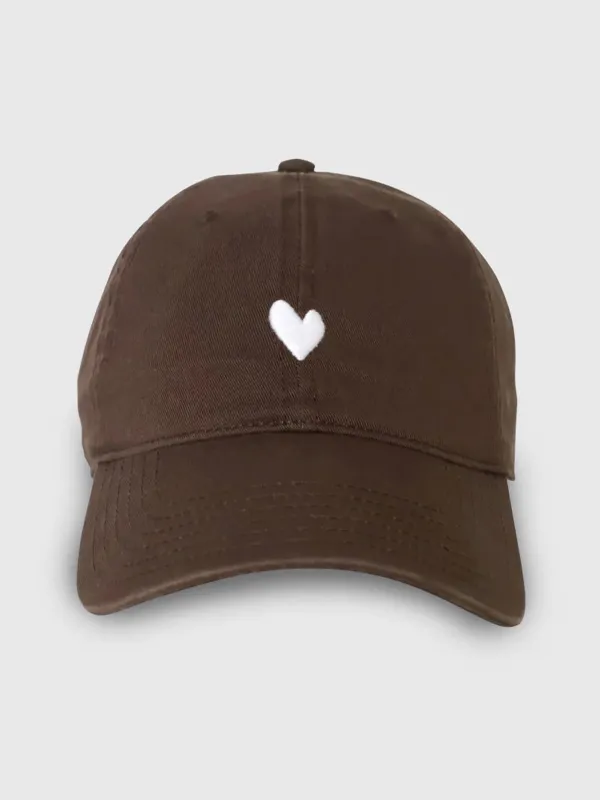 Kerri Rosenthal Women's Embroidered Heart Hat sold by Saint Bernard