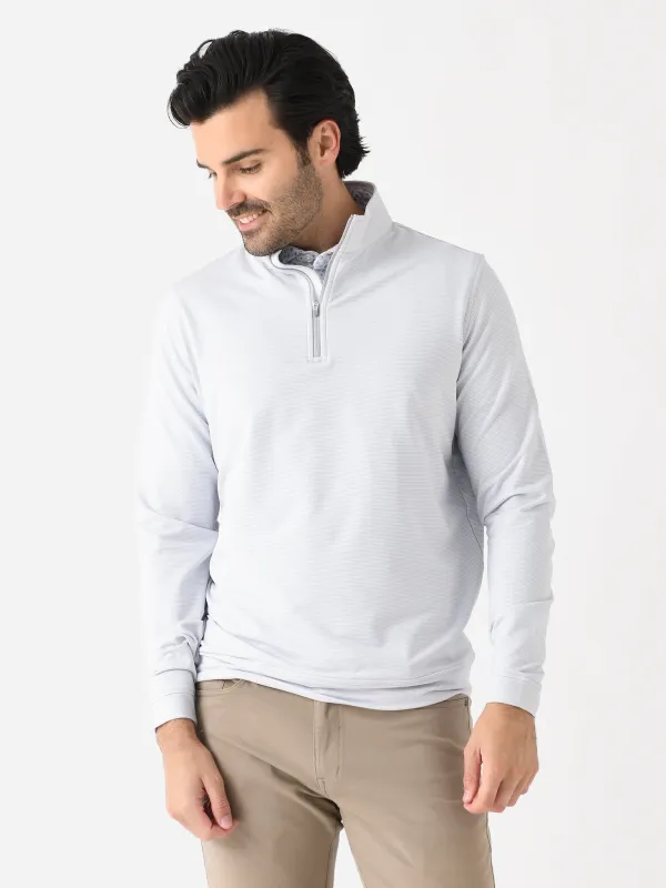 Peter Millar Crown Sport Men's Perth Sugar Stripe Performance Quarter-Zip made by Peter Millar