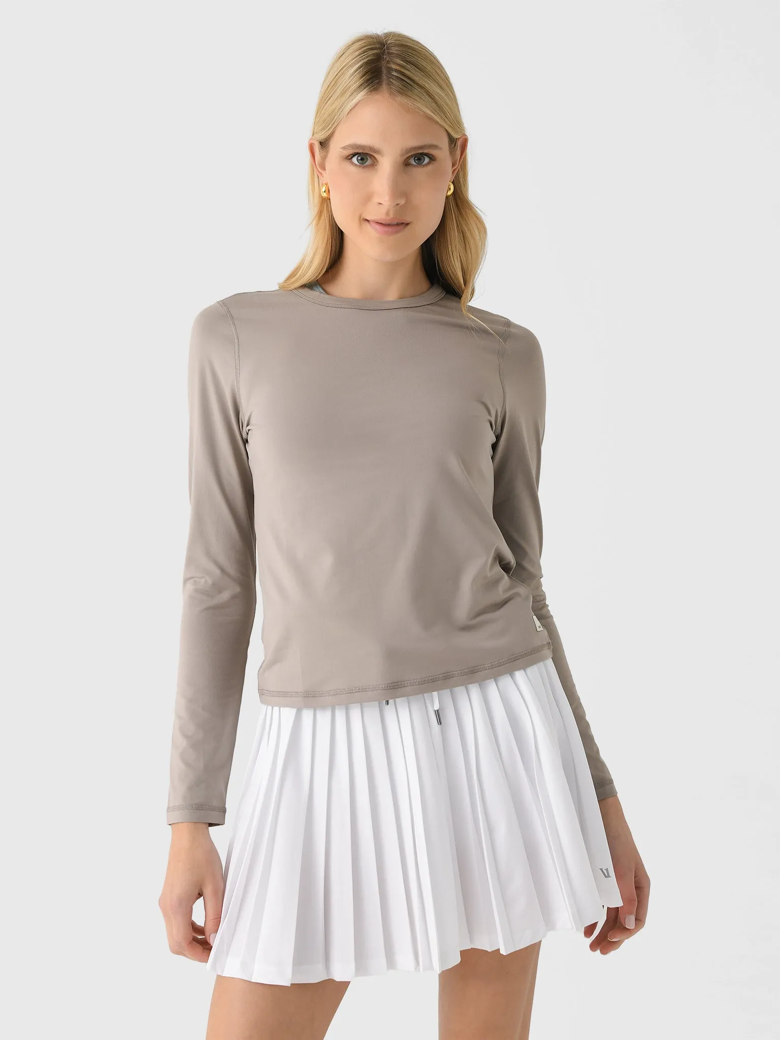 Vuori Women's Long Sleeve Lux Crew Tee sold by Saint Bernard