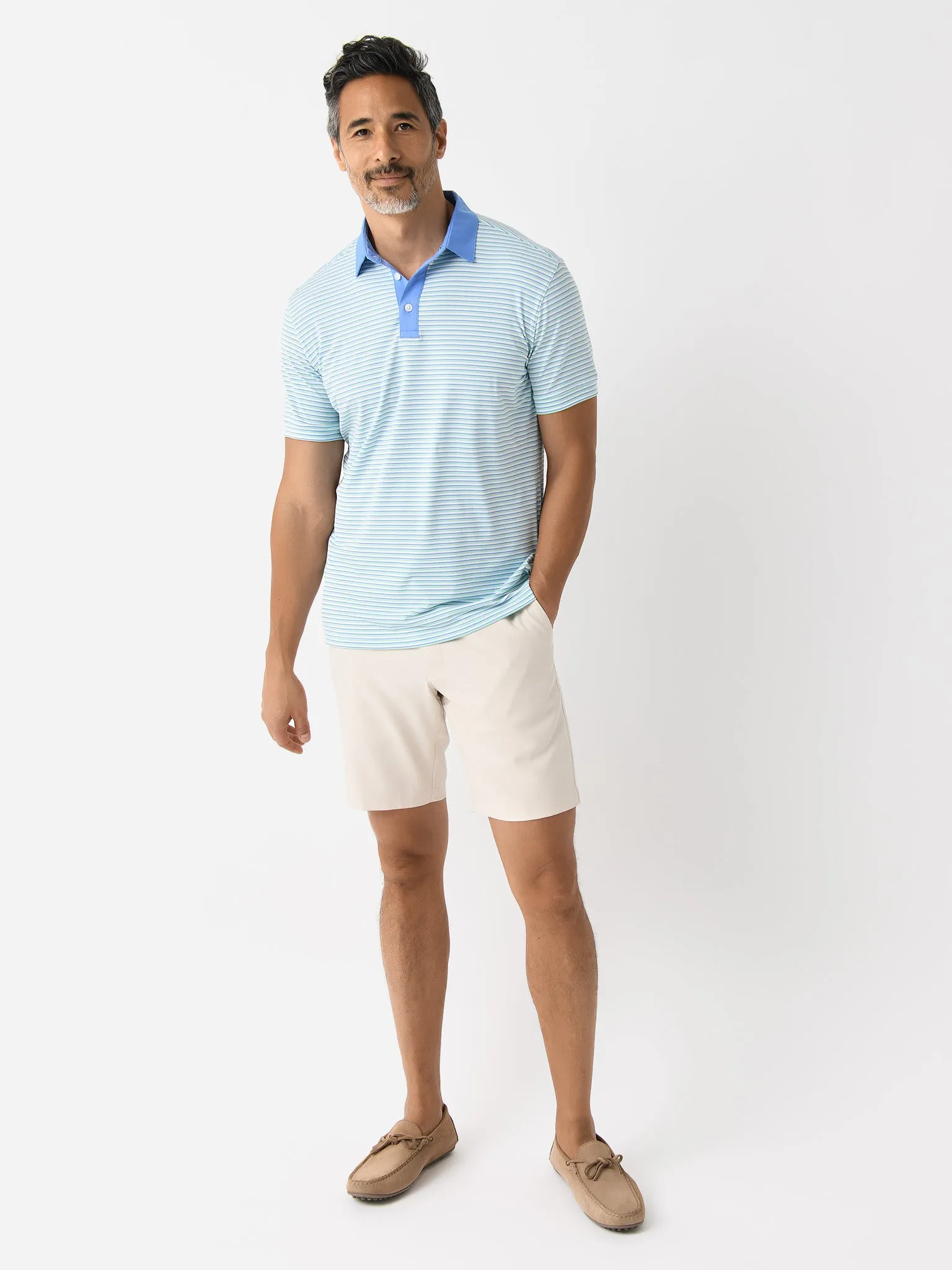 Mizzen+Main Men's Trim Versa Polo sold by Saint Bernard product image thumbnail 2