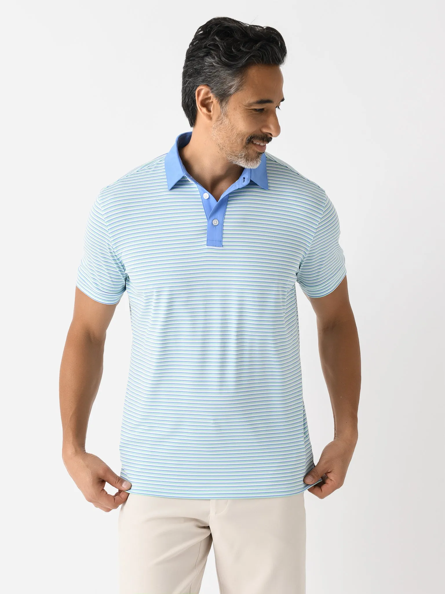 Mizzen+Main Men's Trim Versa Polo sold by Saint Bernard