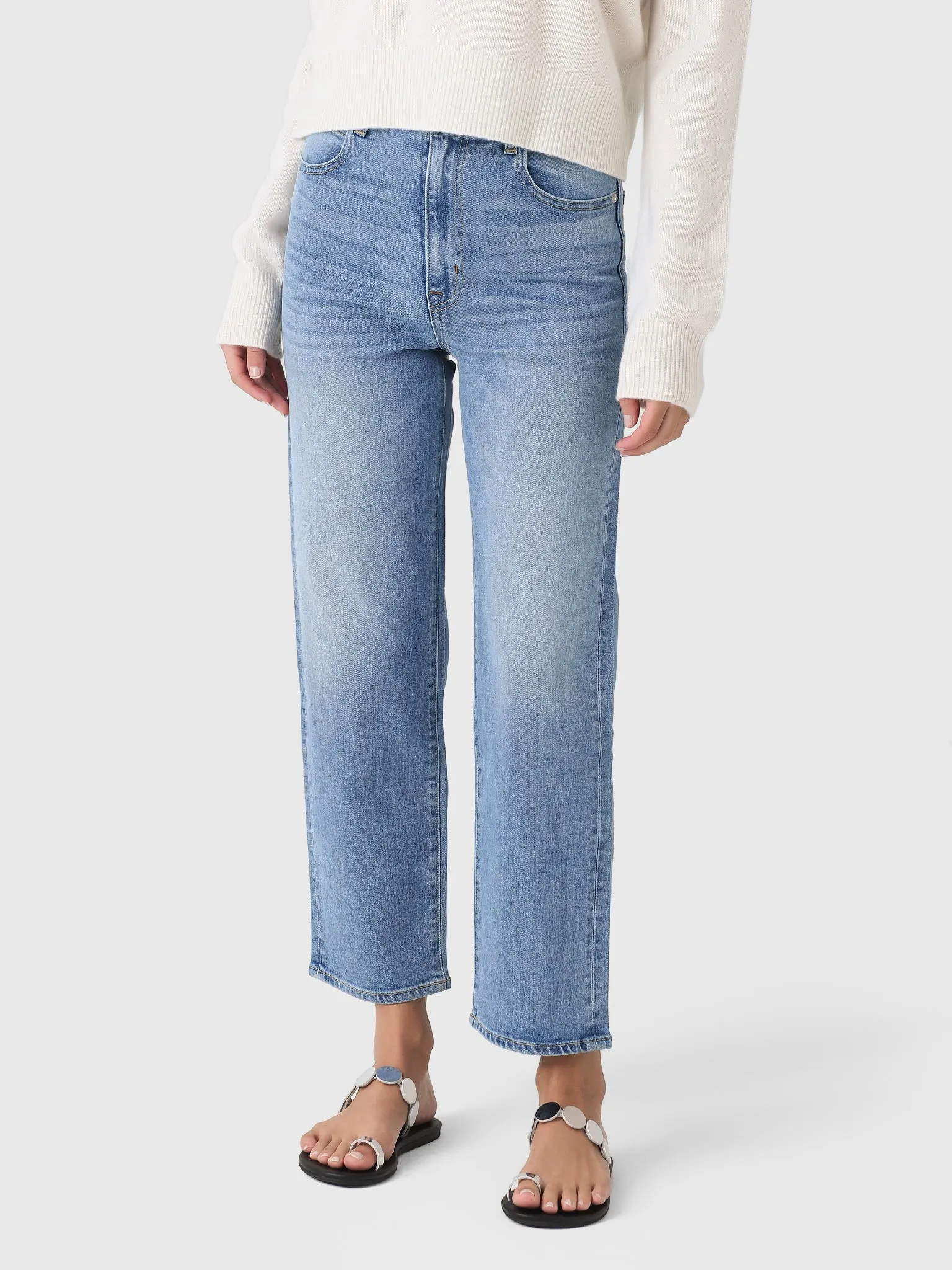 SLVRLAKE Women's London Crop Jean sold by Saint Bernard