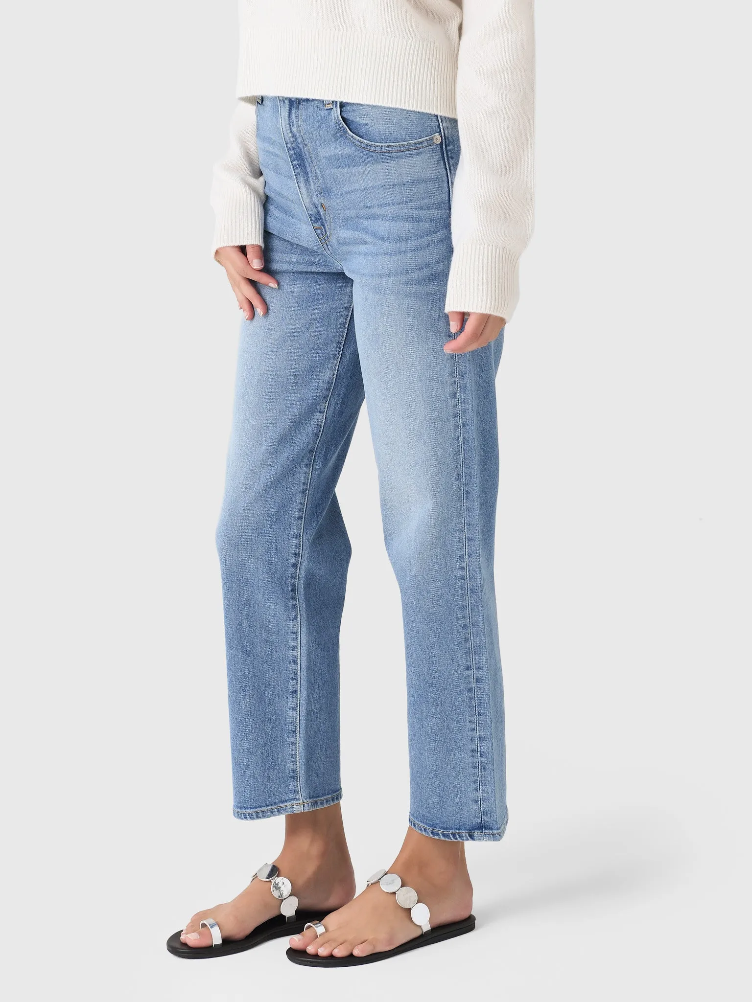SLVRLAKE Women's London Crop Jean sold by Saint Bernard product image thumbnail 3