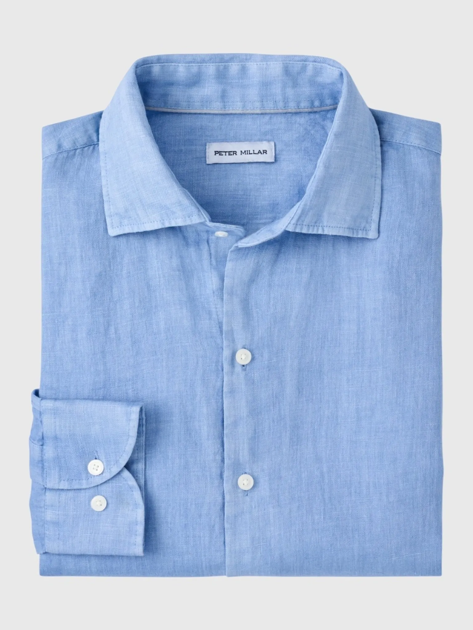 Peter Millar Crown Men's Shoreside Linen Sport Shirt sold by Saint Bernard product image thumbnail 2