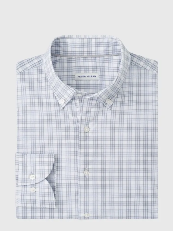 Peter Millar Crown Men's Douglas Crown Lite Cotton-Stretch Sport Shirt sold by Saint Bernard