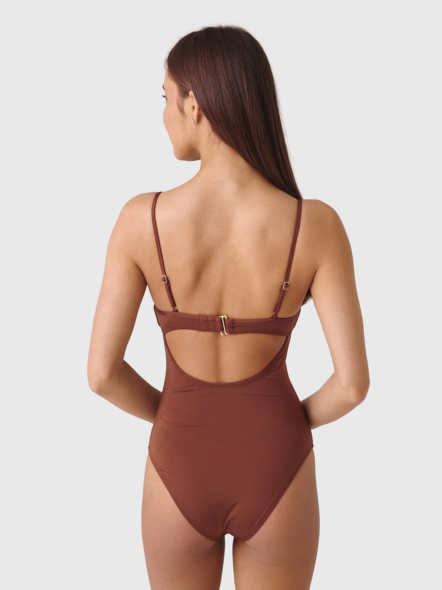 Peony Women's Solstice Ruched One-Piece Swimsuit sold by Saint Bernard product image thumbnail 4