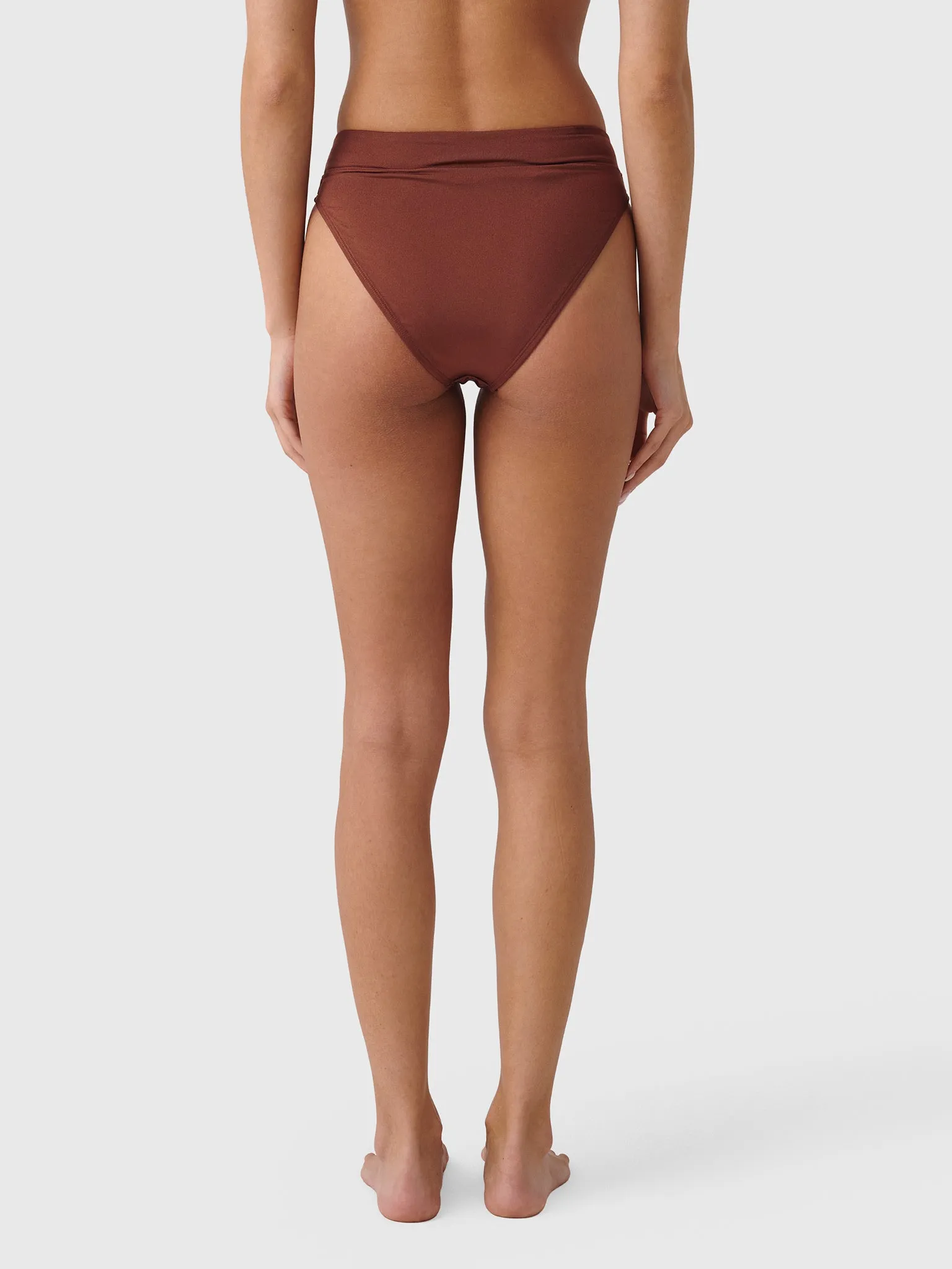 Peony Women's Mid High Cut Bikini Bottom sold by Saint Bernard product image thumbnail 4