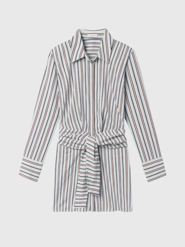 ALC Women's Mia Striped Mini Shirtdress made by A.L.C.